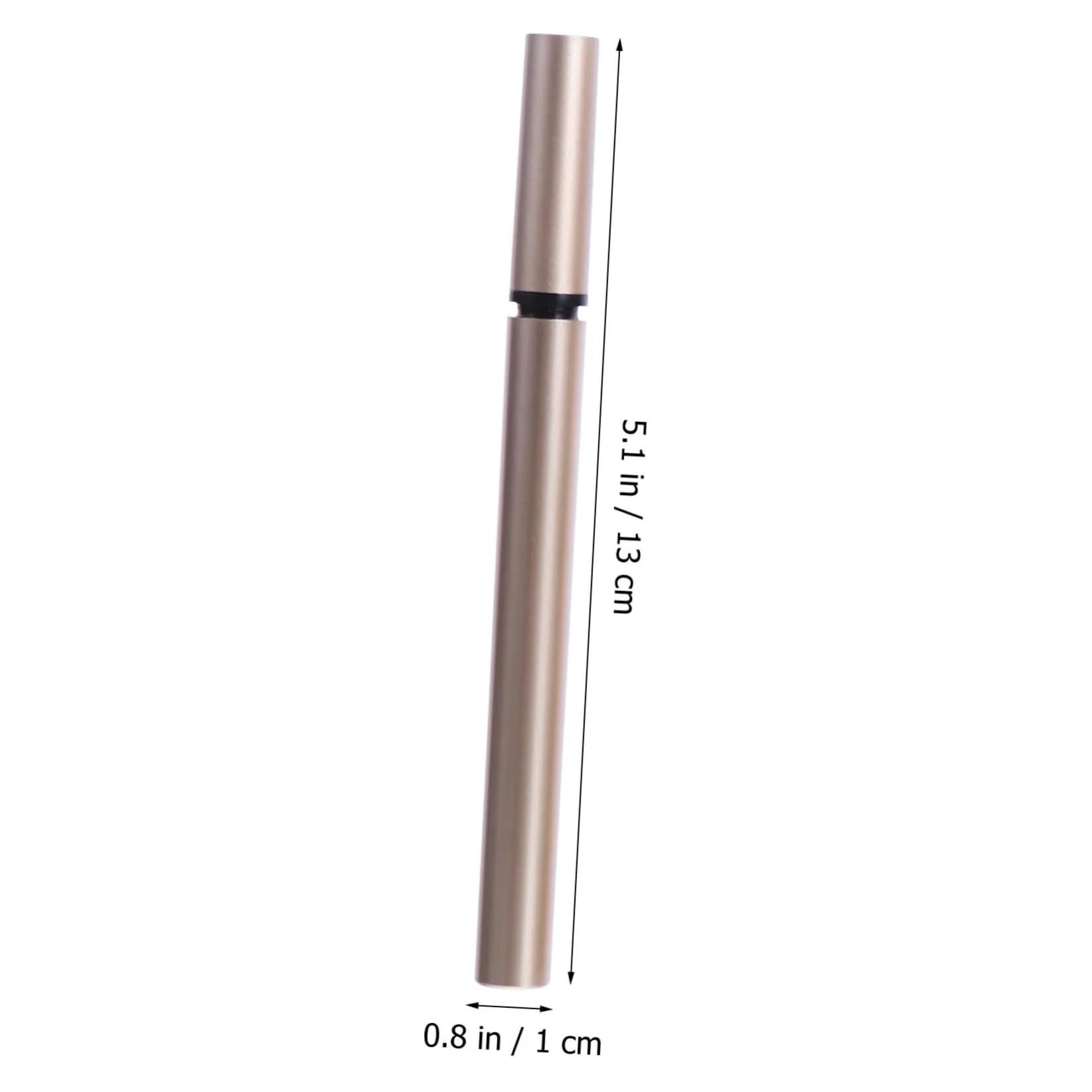 Tubetti Eyeliner Vuoti Ricaricabili in Plastica 5 Pezzi 1ml Colore Oro per Conservare Eyeliner o Olio Unghie per Negozi e Saloni Cosmetici
