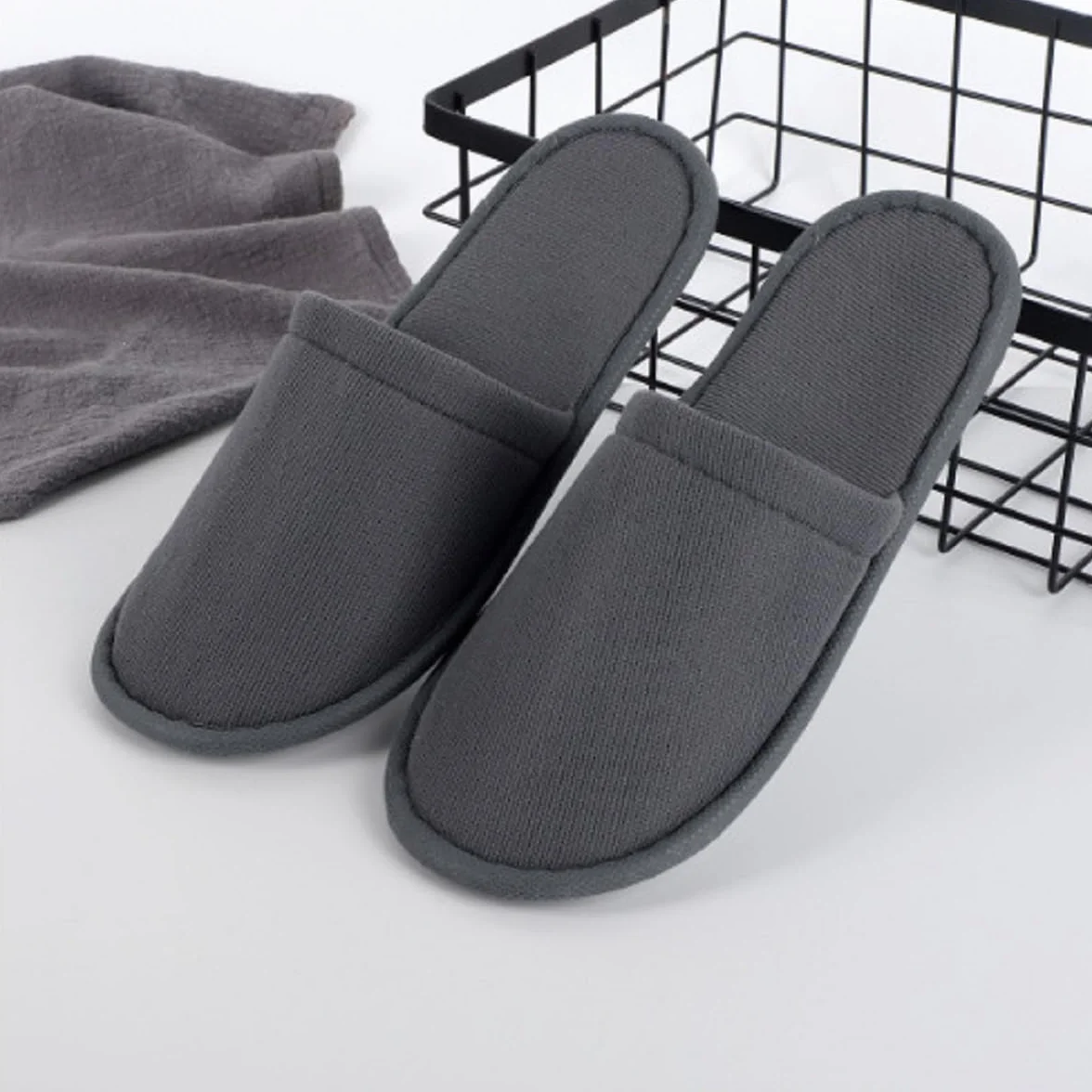 Kiuiom Ciabattine Spa Morbide Pantofole Hotel Ospiti in Pile Corallo Punta Chiusa Unisex Antiscivolo