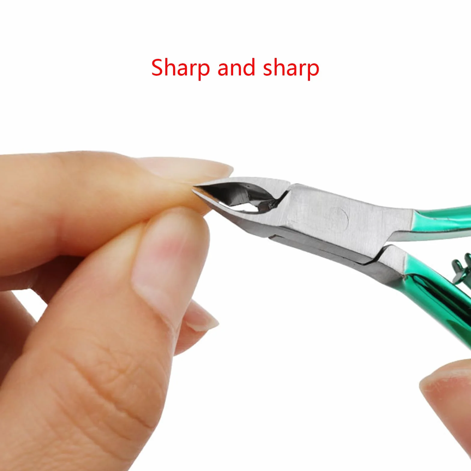 Forbici per pelle morta manicure colorata rimozione pelle morta pedicure becco di aquila pinze in acciaio inossidabile pinze in acciaio inossidabile