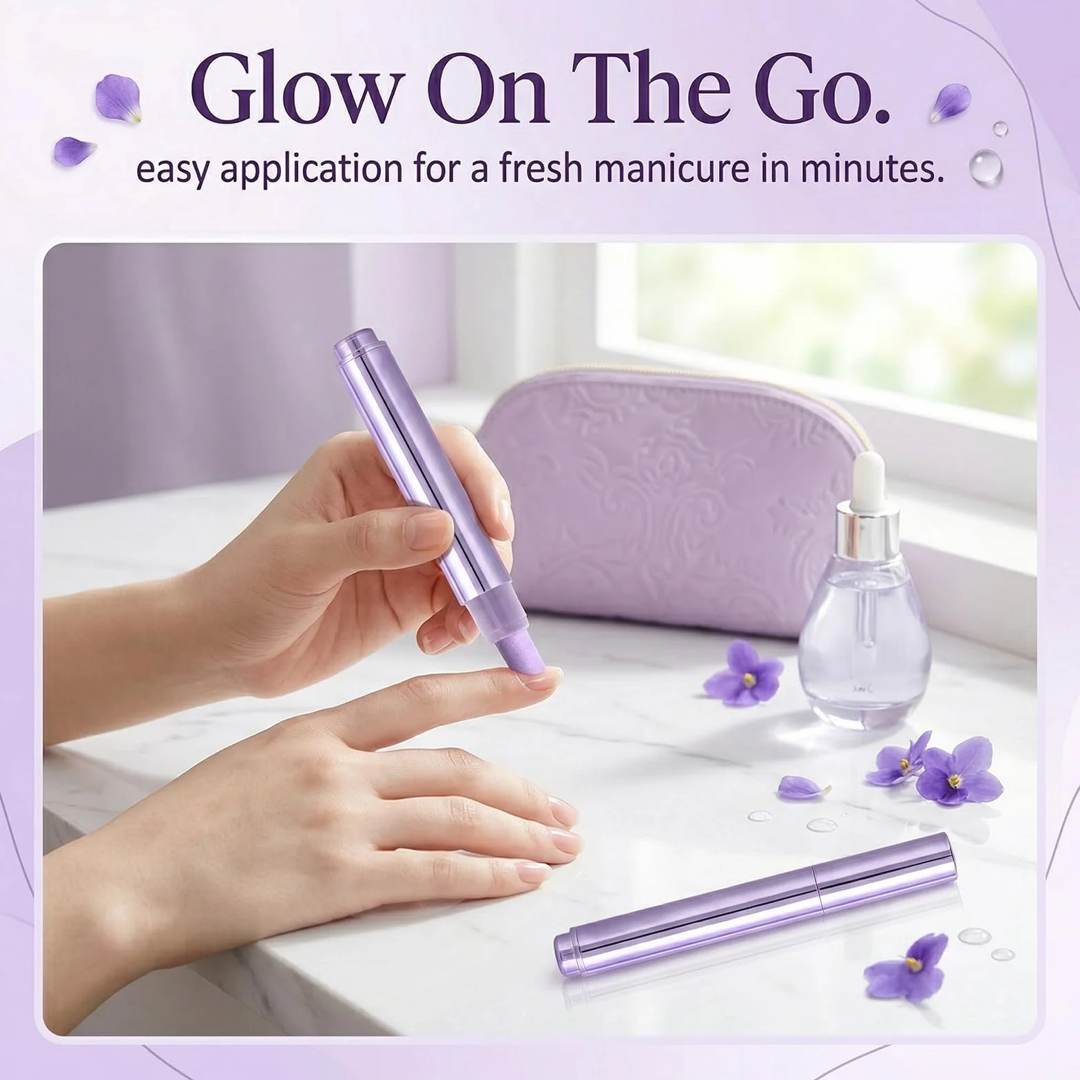 2 Pezzi 3-in-1 Penna per l'olio per cuticole, penna per olio per le cuticole pusher con punta in ceramica, penna per rimuovere cuticole idratante e illuminante, per unghie secche e stressate