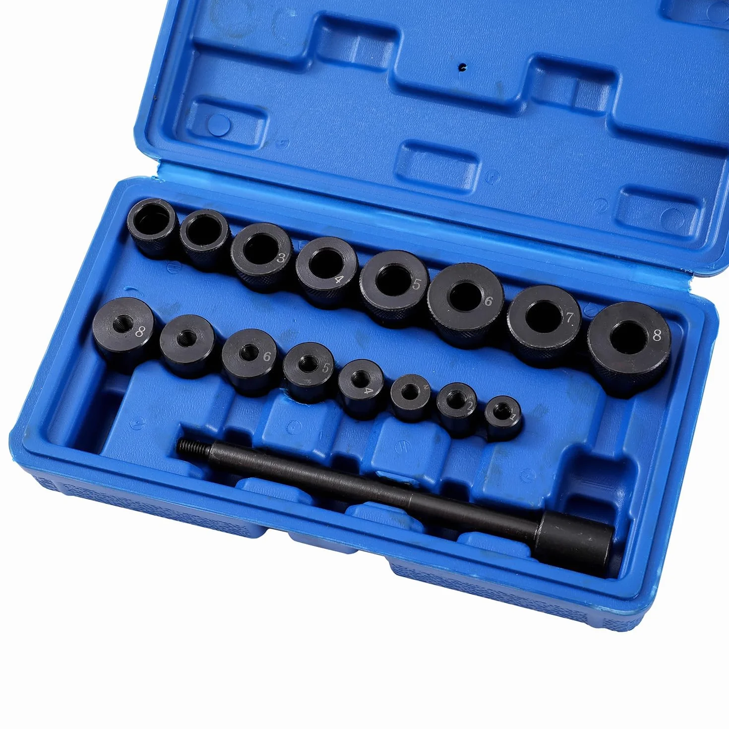 KATSU Kit di Attrezzi per Allineamento della Frizione Universale 17 Pezzi