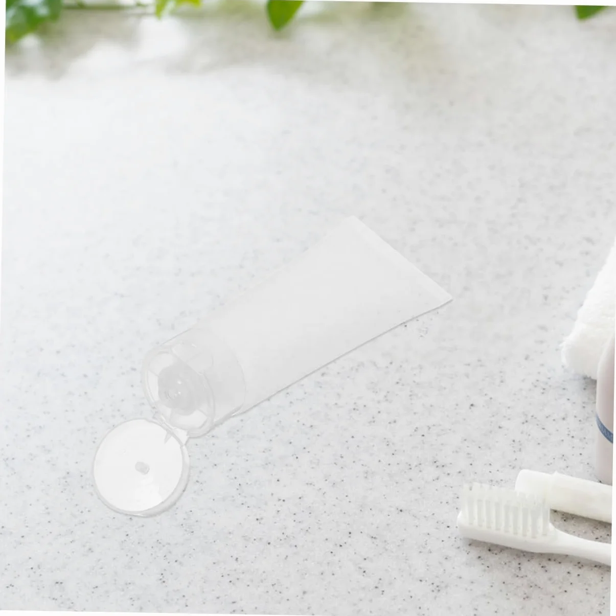 CALLARON Tubetti da Viaggio Comprimibili Trasparenti con Tappo Fliptop 50ml | Pp Pe, Lozioni Detergenti, Uso Quotidiano, Portatile, a Perdite, Formato Pratico da per Casa