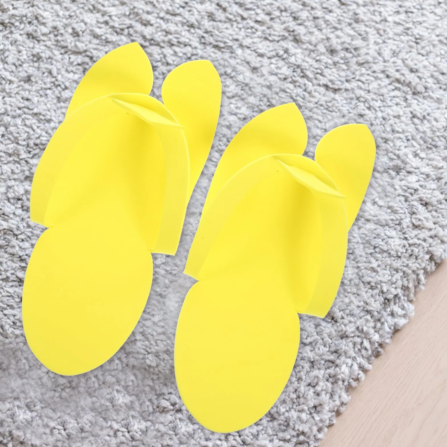 12 Paia di Ciabatte Monouso Estetica in Schiuma Eva Leggere e Pieghevoli per Pedicure in Hotel e Uso Professionale Spa Colore Casuale