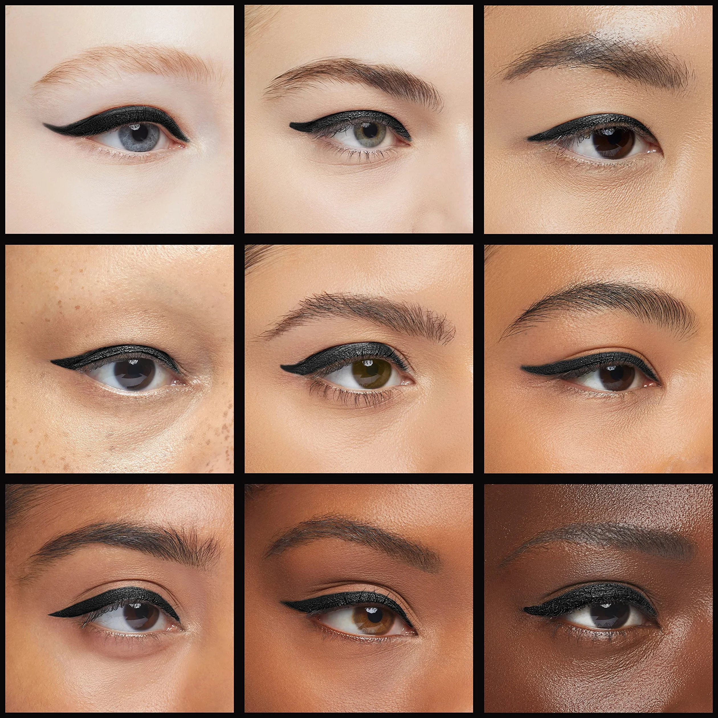 Maybelline New York Expert Wear Twin Brow & Eye Matite Makeup, Velvet Black, 2 Conteggio Twin (totale 4 pennelli)