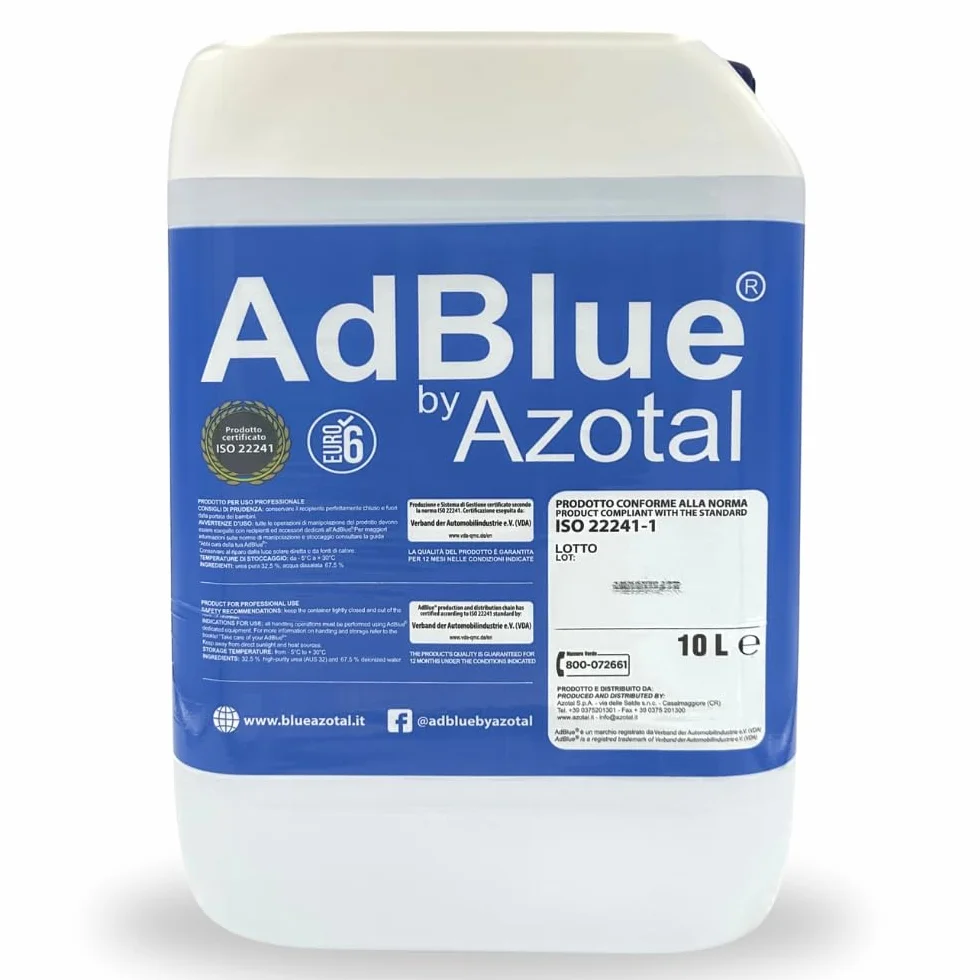 ADBLUE ADDITIVO Liquido per Gas di Scarico Motori Diesel 10 Litri (10 Litri con beccuccio)
