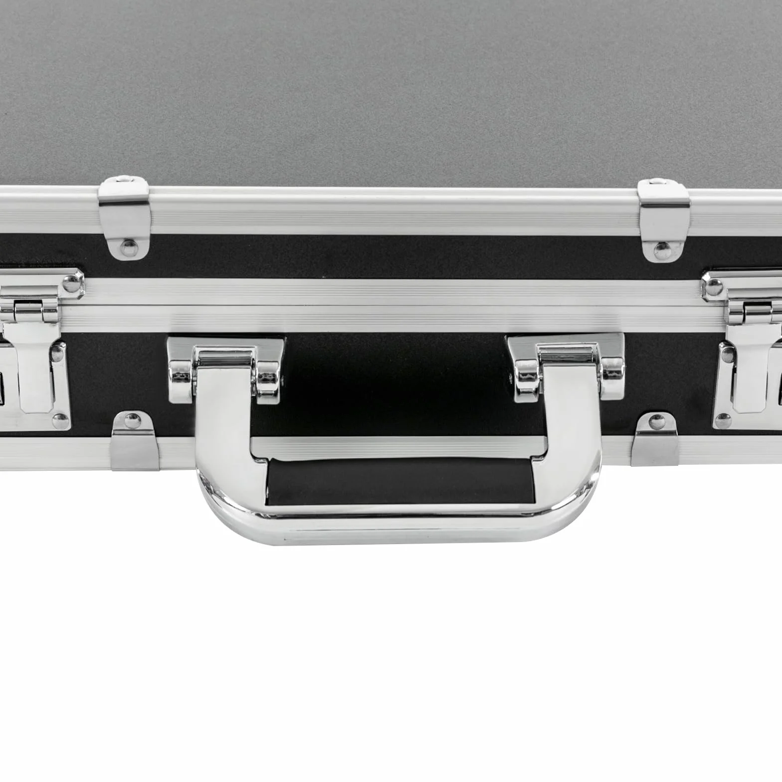 Barbiere case portatile, con due lucchetti a combinazione, organizer per attrezzi da viaggio, stile Barber Stylist, borsa per il trasporto (argento)