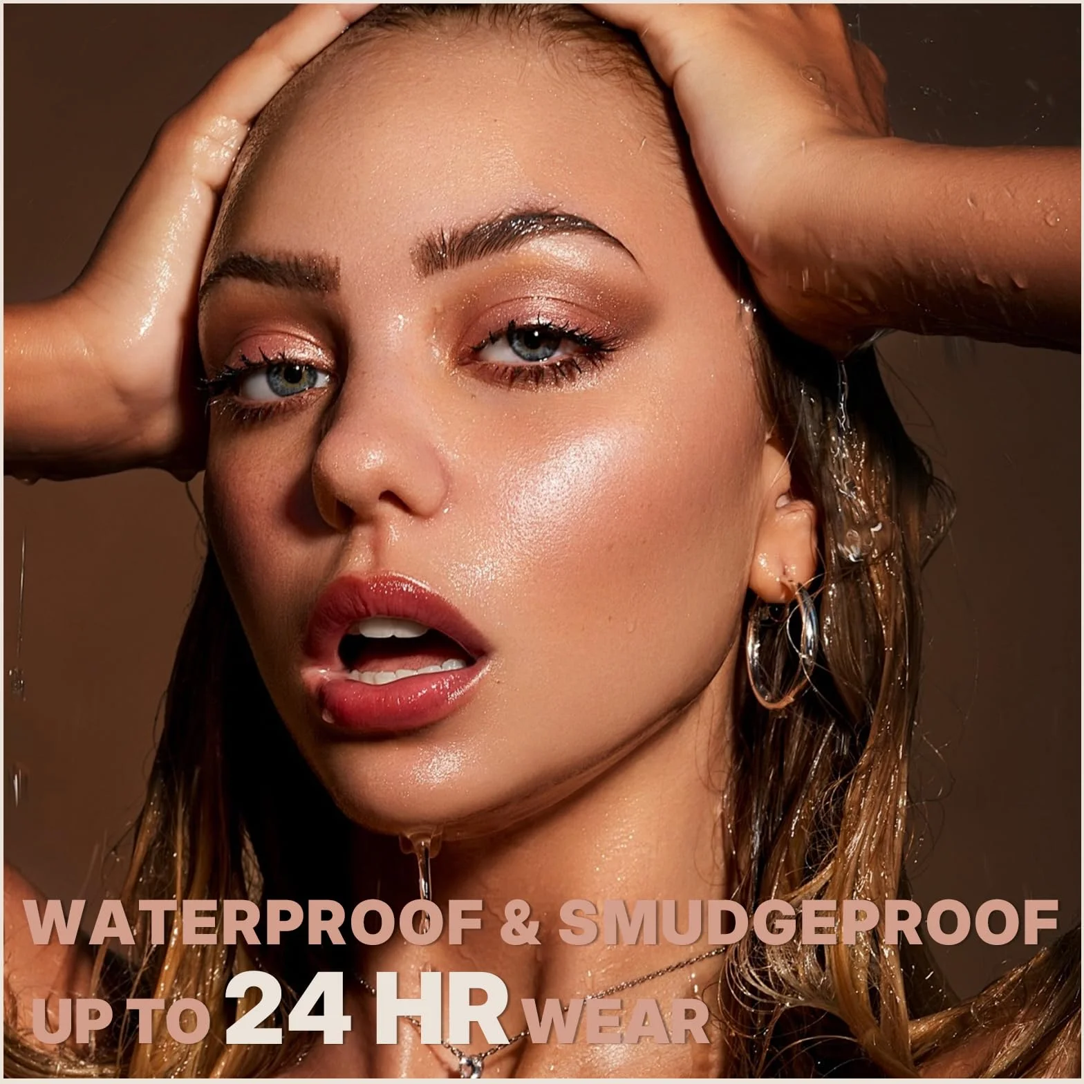2CHILL Matita per Sopracciglia Curva a 30°, Penna per Sopracciglia Professionale 2 in 1, Penna per Sopracciglia Waterproof a 4 Punte, Microblading Intenso per Donne, Trucco a Lunga Tenuta (Marrone