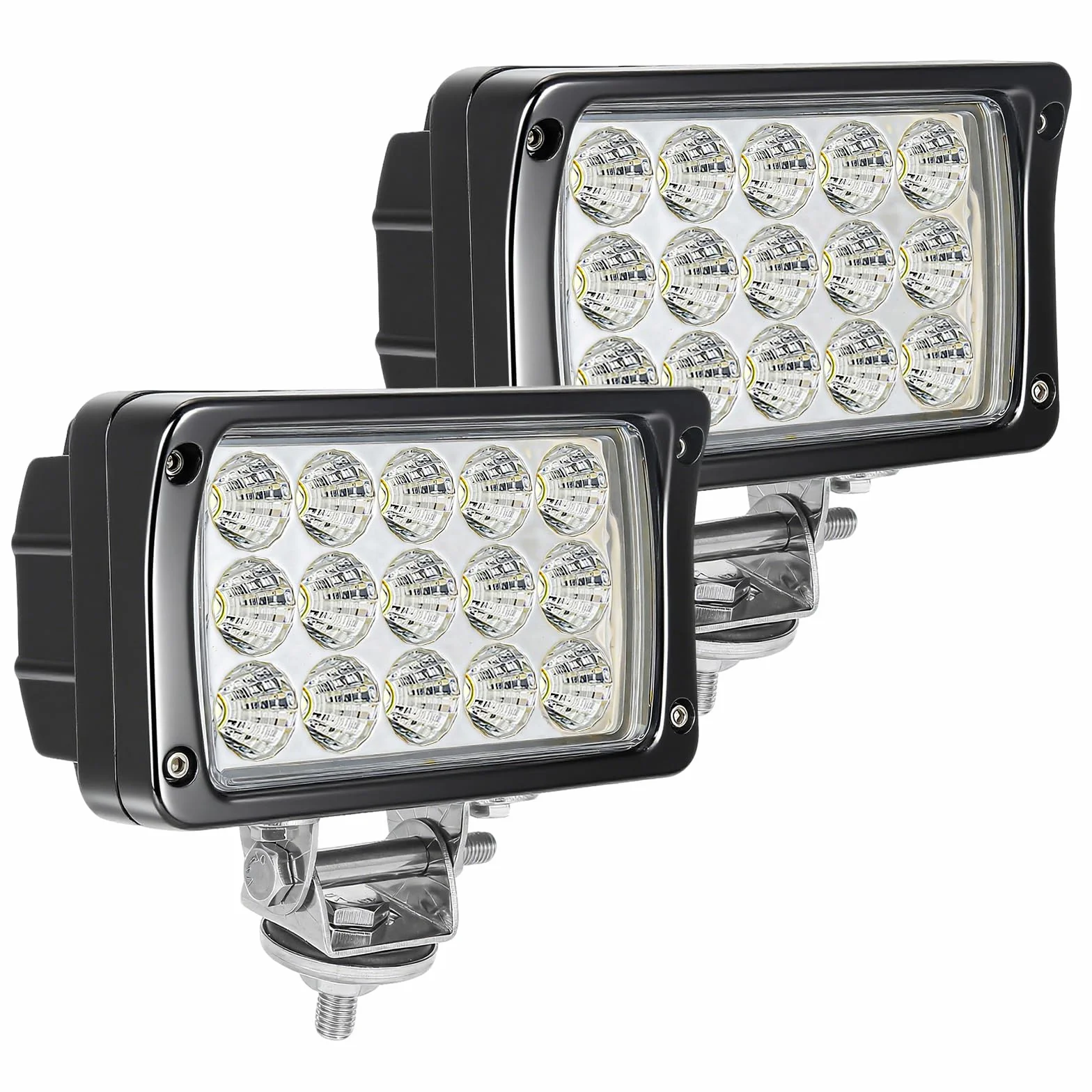 Faro da lavoro LED 2x45W 12V 24V Impermeabile Off-road per Trattore Auto Fuoristrada