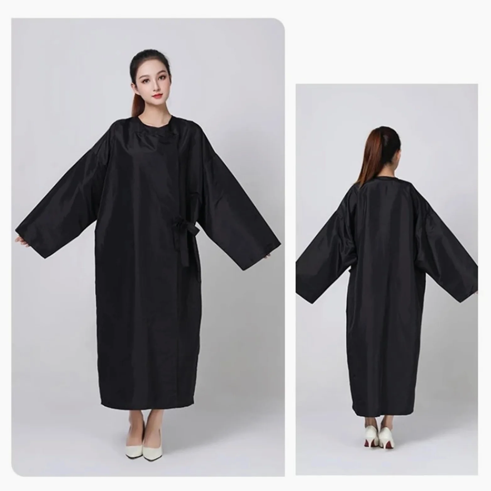 Mantella Parrucchiere Grembiule for abito da cliente del salone | Mantella da parrucchiere, abito for gli ospiti, camicia da notte, avvolgente