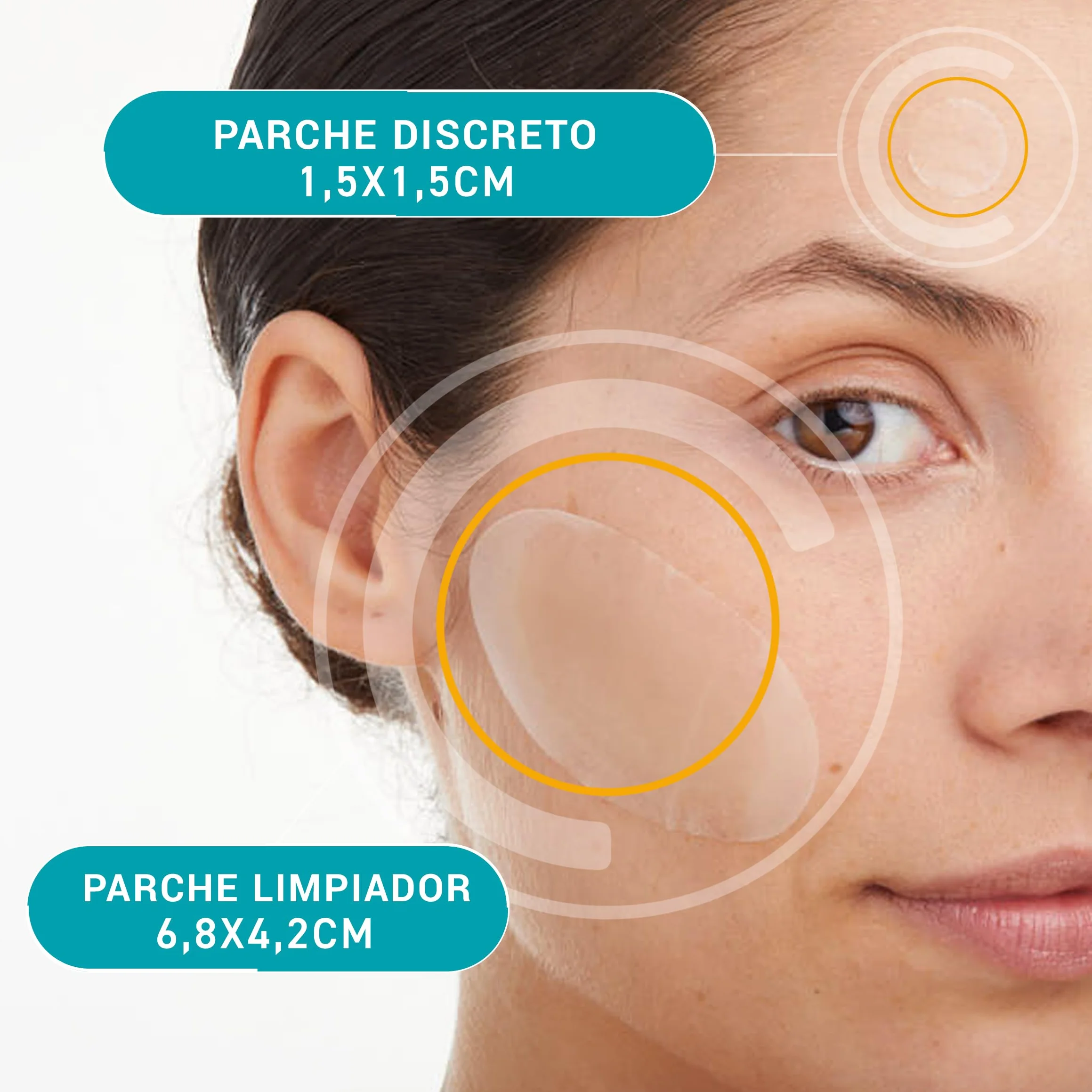 Compeed® - Patch per pulizia con idrocolloidi | Pulisce, assorbono ed esfoliano - uso notturno | 7 toppe da 6,8 x 4,2 cm