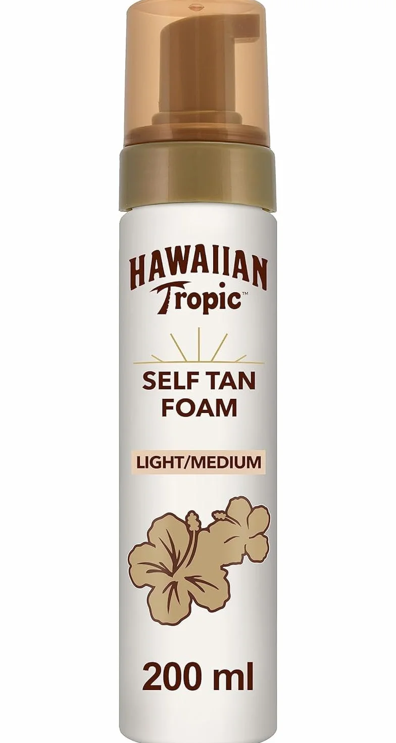 Hawaiian Tropic Self Tanning Foam Light/Medium 200 ml Aloe Vera Vitamina E