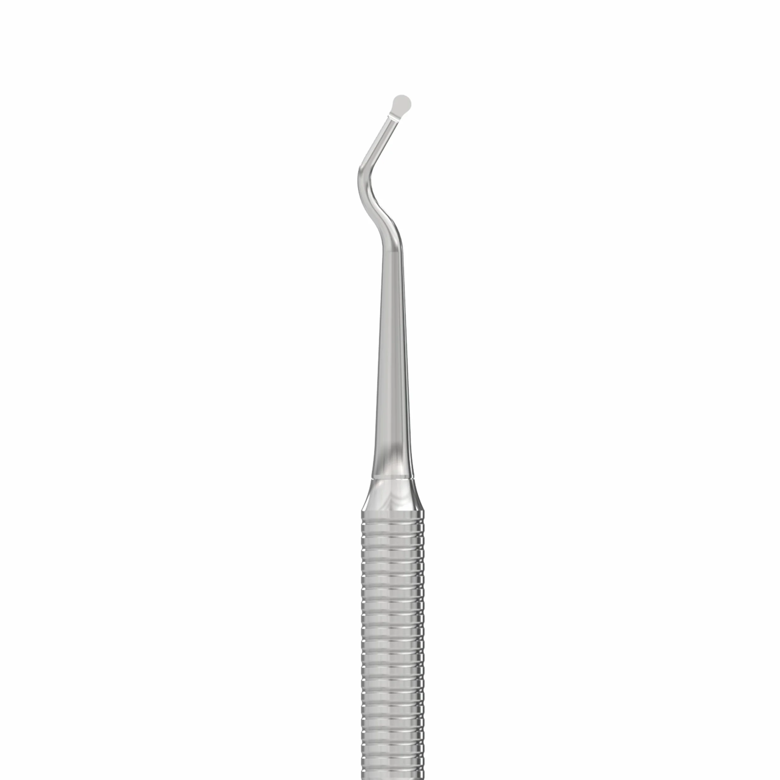 STALEKS PRO by Natury Nails Pusher per pedicure, curetta a due punte: semi-sfera + becco, acciaio inox AISI 420, Expert (PE-20/1)