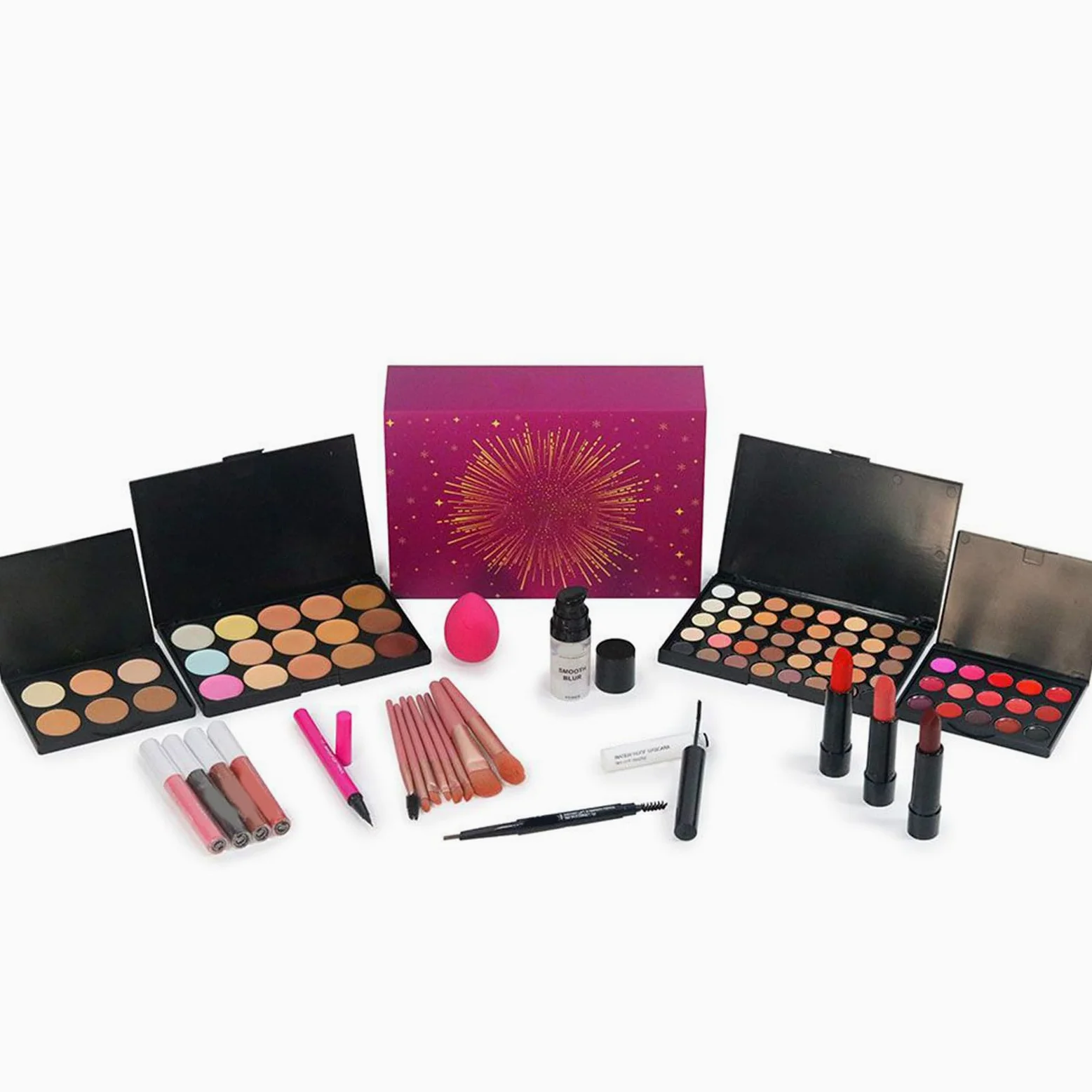 Set Di Trucco | Bellezza Palette di Ombretti Rossetto Pennello | Kit Completo Con Palette Di Ombretti Per Gli Occhi | Per Ragazze Adolescenti Principianti Compleanno Natale Moglie Festa