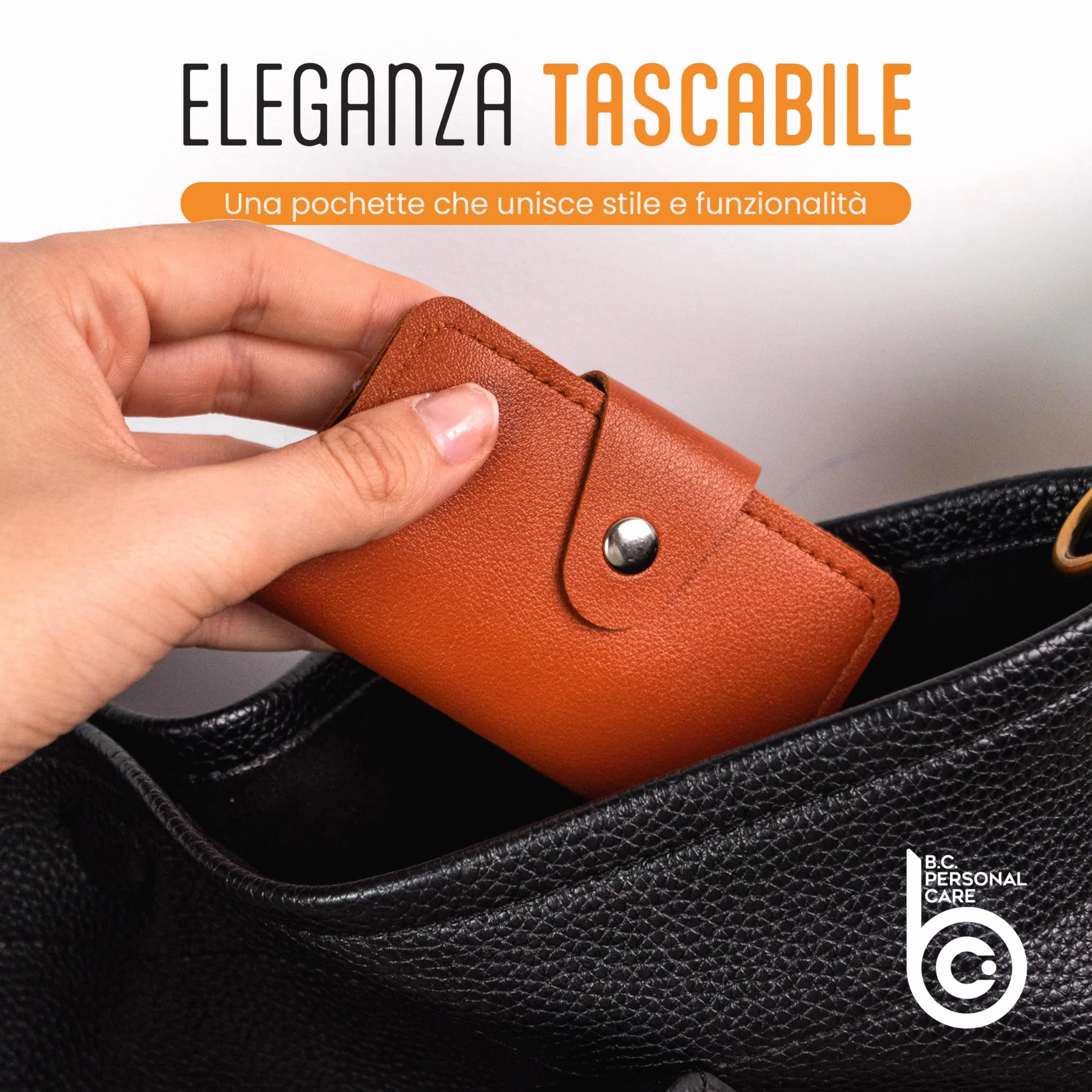Set Manicure 7 in 1 con Pochette - Kit Unghie Mani e Piedi da Viaggio con Pinzette Tronchesi Forbicine Lime