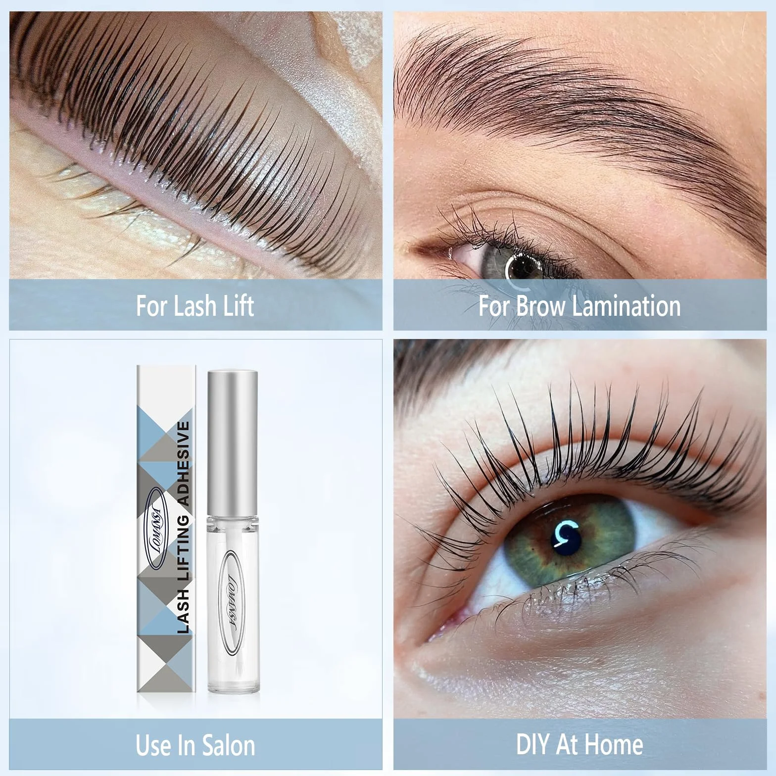 Colla Laminazione Ciglia 5ml, Lash Lift, Sollevamento Ciglia