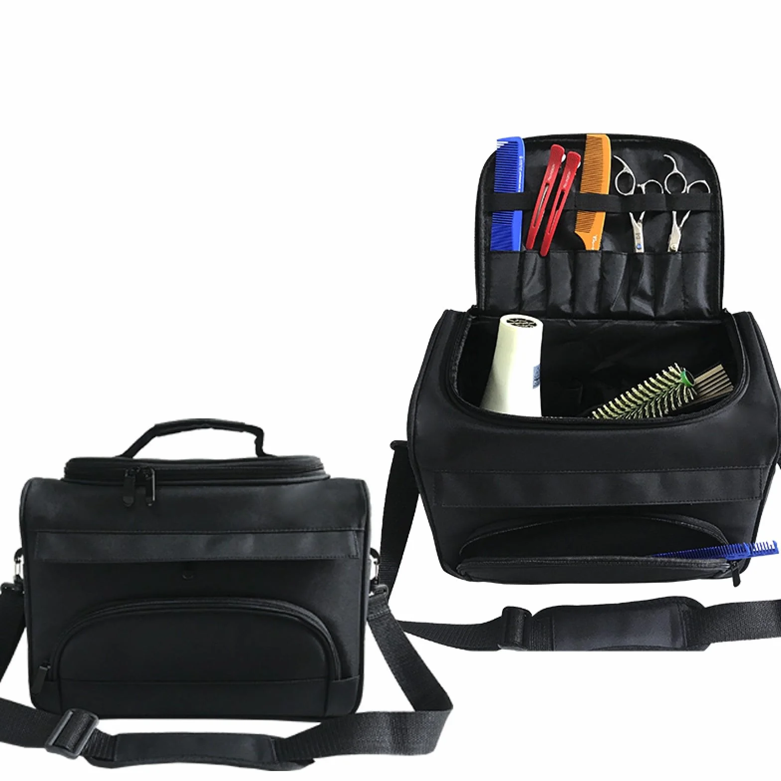 Borsa per Parrucchiere Professionale, Grande Capacità, Borsa a Tracolla per Strumenti da Parrucchiere, Borsa per Attrezzi da Parrucchiere