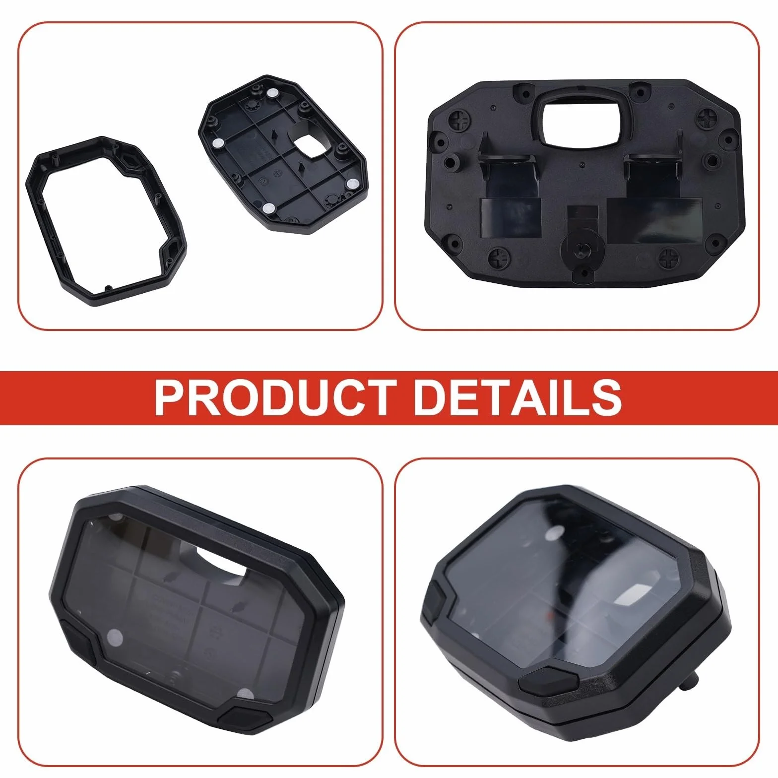 Custodia impermeabile in plastica per tachimetro Yuanpgky Z650 Z900 2020-2022
