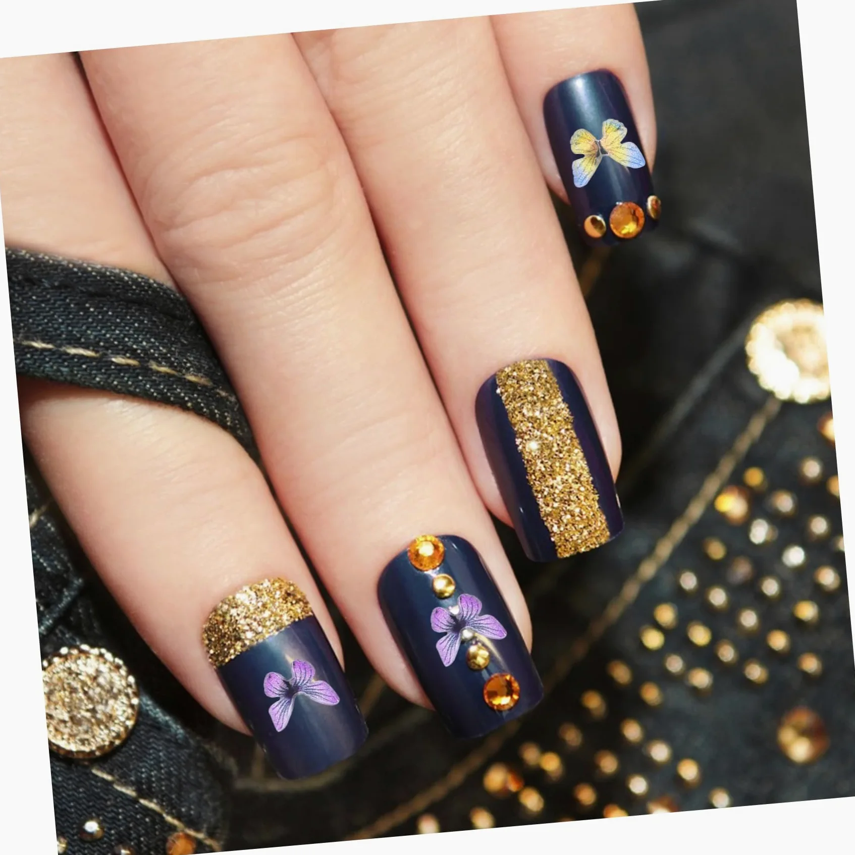 3 Set Decorazioni Unghie Farfalle Adesivi Per Nail Art Creativi Ciondoli Unici Per Manicure E Te Per Amanti Del Nail Design 3 Scatole*3