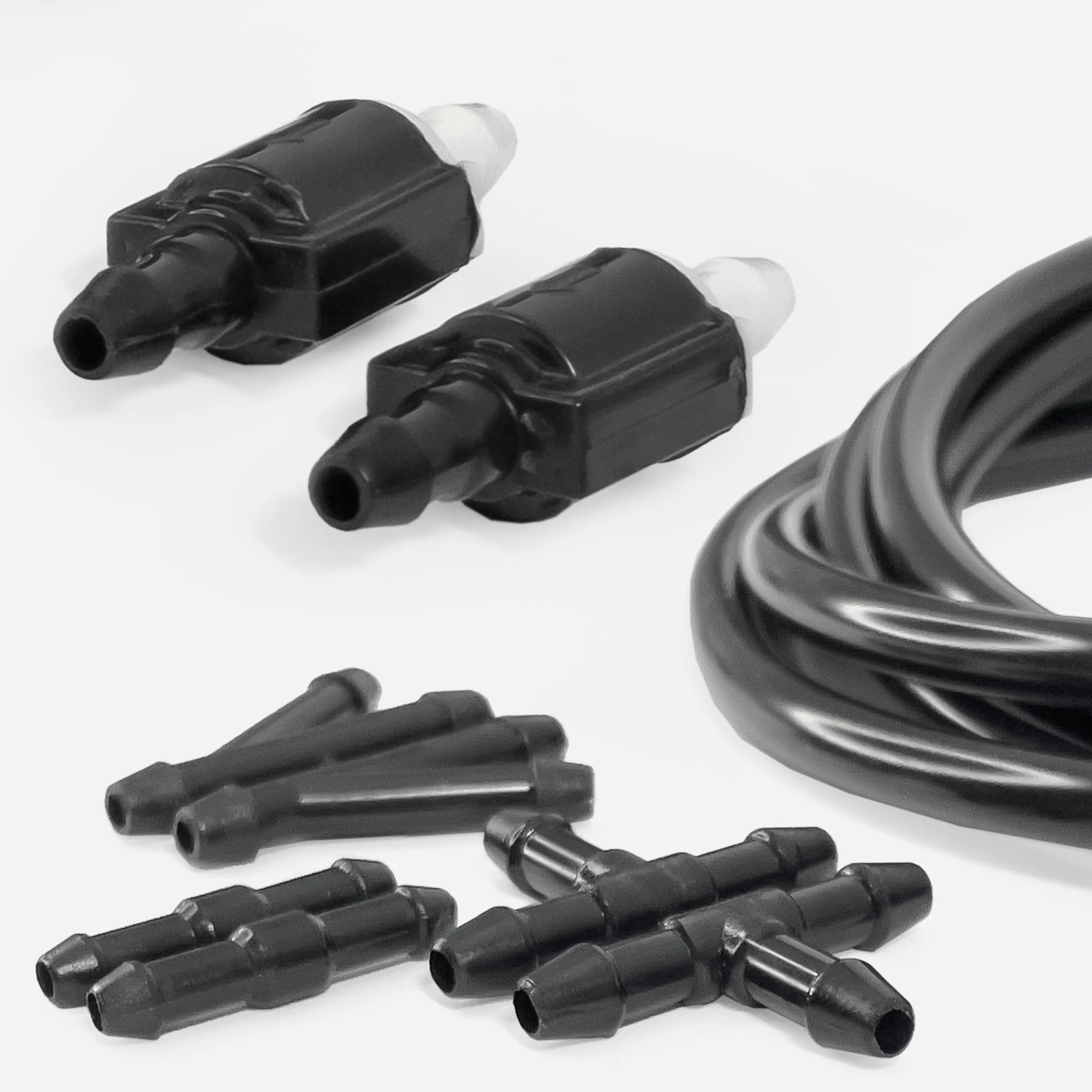 Click&Fit Kit universale valvole di ritegno parabrezza tubo connettori Toyota Ford Chevrolet Nissan riparazione tergicristalli