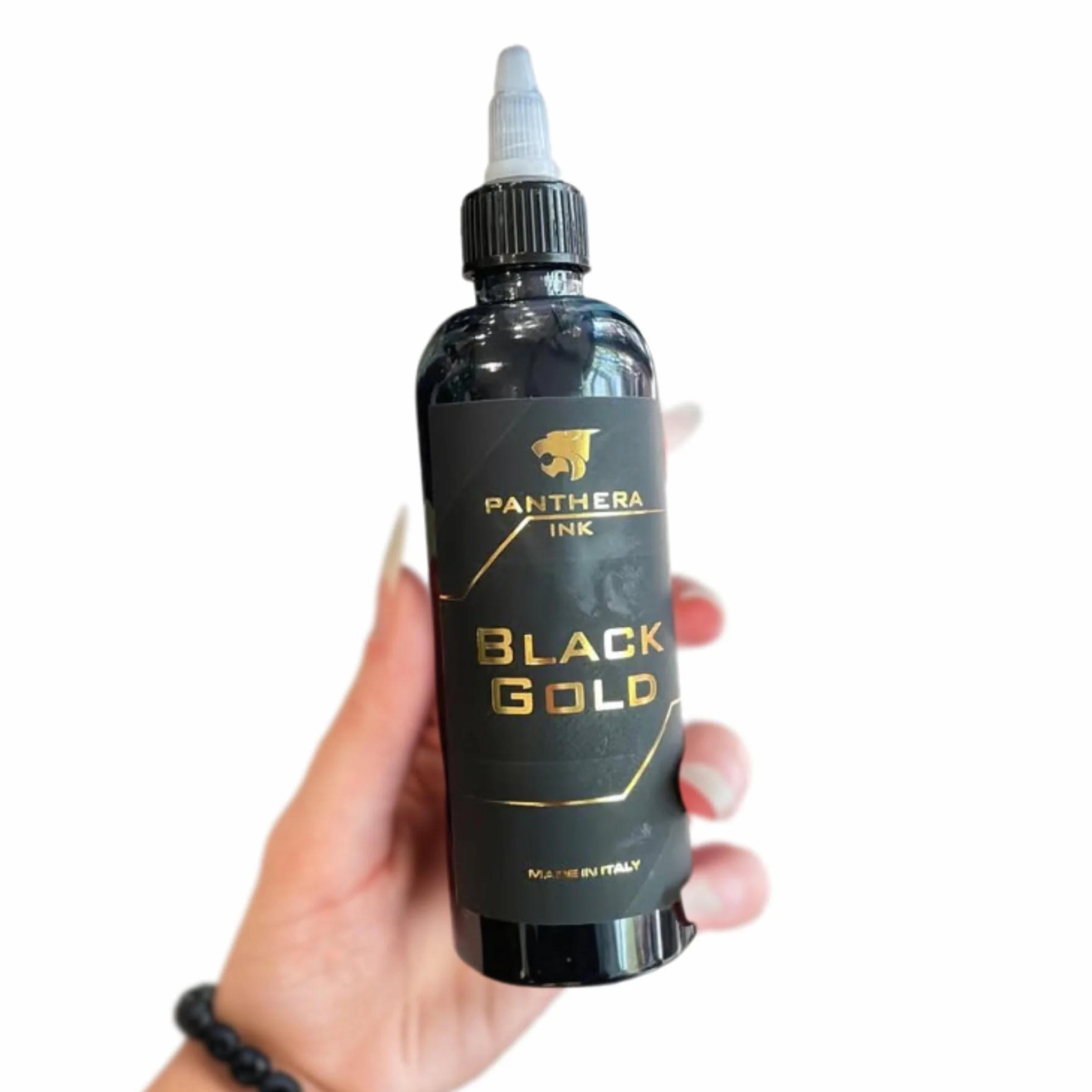 Panthera Black Gold 150 ml inchiostro per tatuaggi- tattoo ink Reach conform