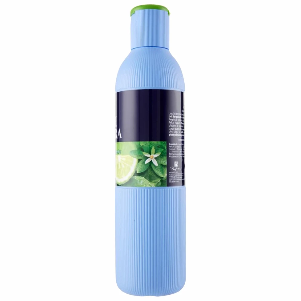Felce Azzurra Bagnodoccia Fresco - 8 panni per il corpo, gel doccia con fiori di bergamotto e cedro, profumo inconfondibile, idrata la pelle 650 ml + portachiavi Beni Culinari
