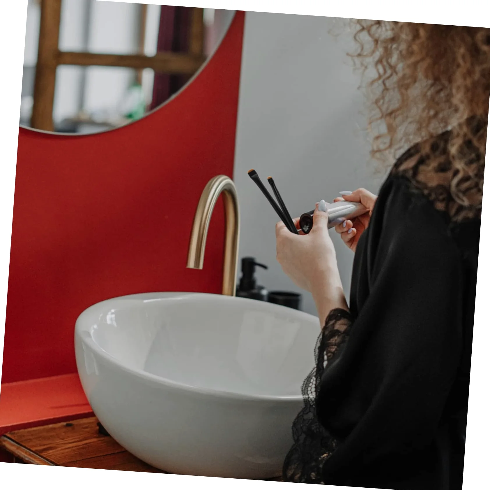 POPETPOP 15pezzi Pennelli Per Trucco Professionale Kit Di Spazzole Per Eyeliner Ombretto e Make up Per Occhi Setole Materiale Di Alta Qualità Per Applicazione Facile e Precisa