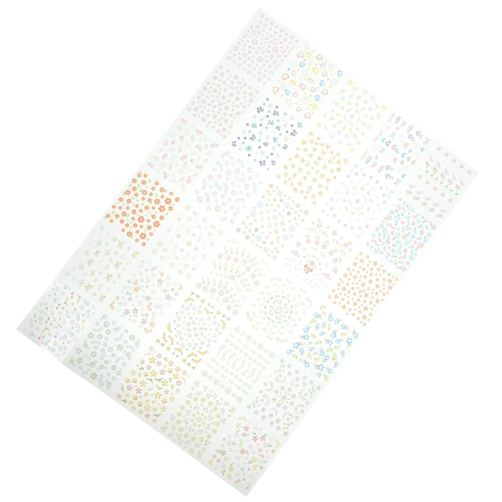 5 Set Set Adesivo Per Manicure Adesivi Per Unghie Fiori Unghia Uv Arte Adesivi Unghie Sticker Unghie Adesivi Per Fiori Per Unghie Ciondoli Per Unghie Etichetta 30 Fogli*5