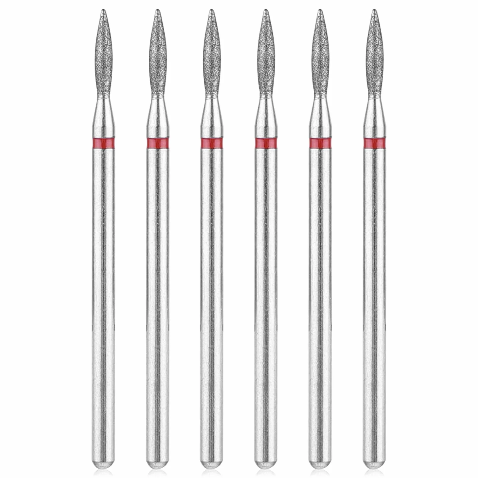 Sibba Set Punte Trapano Cuticole Acciaio Inossidabile Custodia Manicure Pedicure Diamantato Lucidatura Teste Macinazione Strumenti Metallo Professionale Rimozione Metallo Duro Unghie