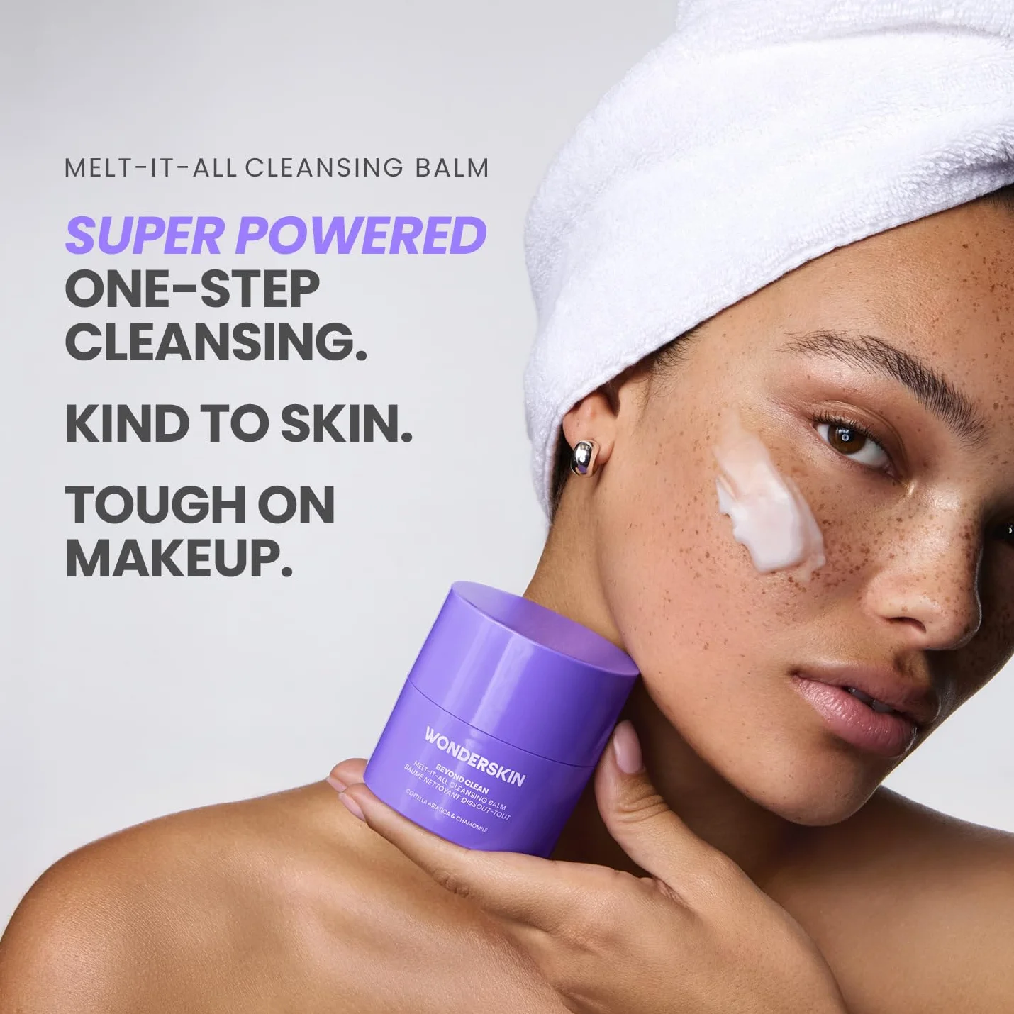 Wonderskin Cleansing Balm Balsamo Detergente Struccante con Centella Asiatica e Camomilla