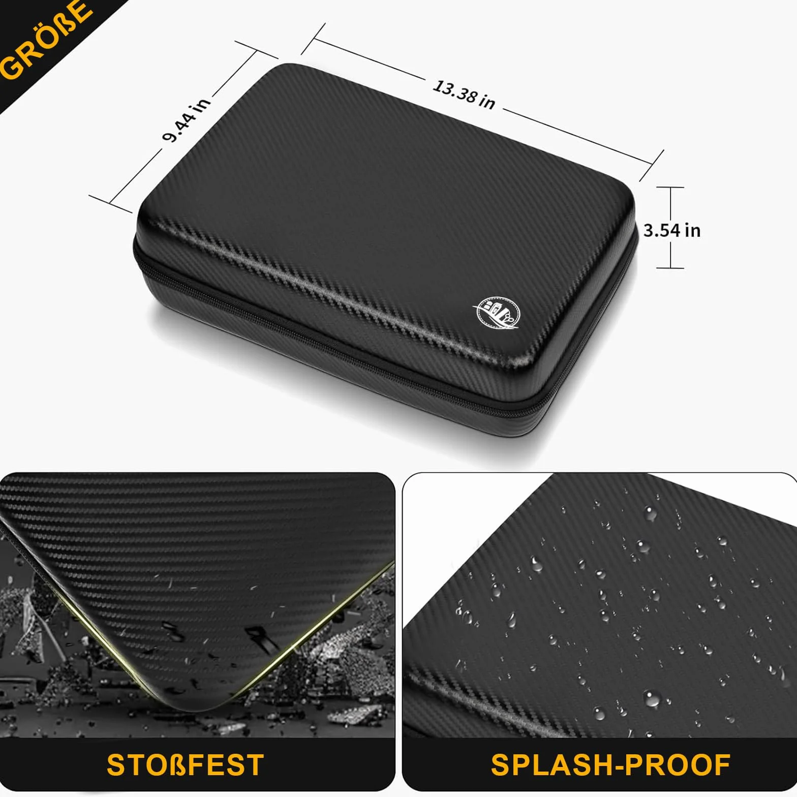 Boobowl Borsa per capelli Clipper, Nero , Semplice