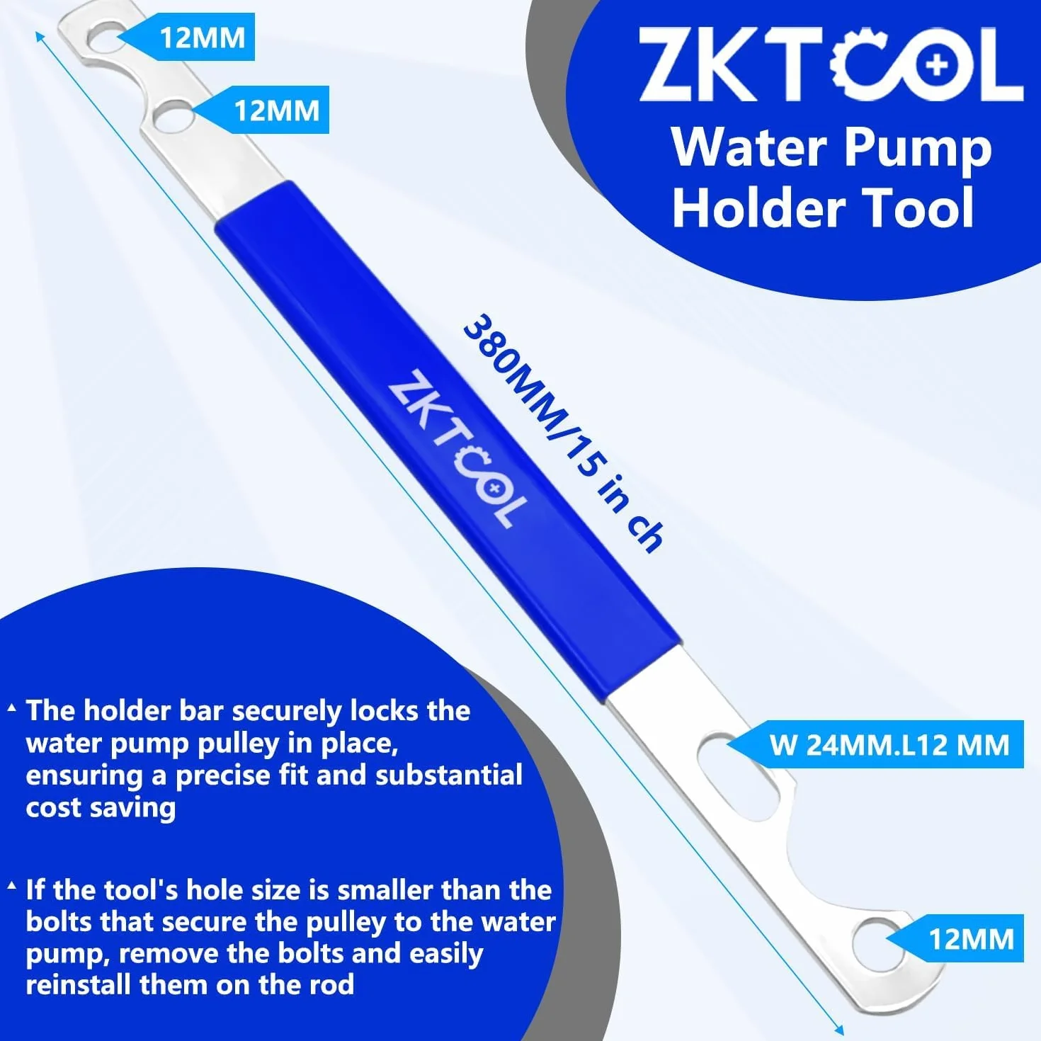 ZKTOOL 32mm e 36mm Set Chiavi Frizione Ventola Compatibile BMW Ford GM Chevrolet