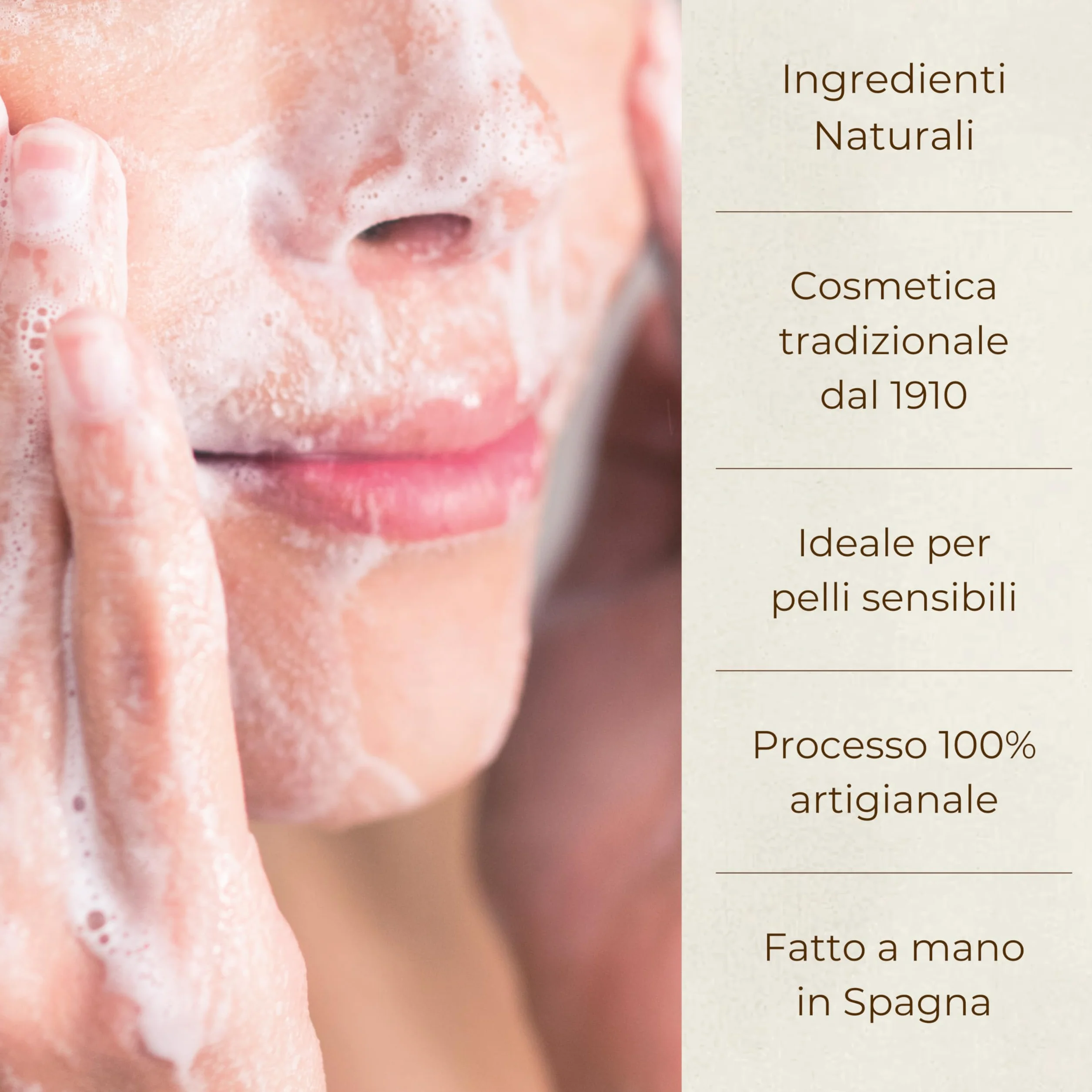 Sapone allo Zolfo per acne viso 3 saponi naturali artigianali con Olio d'Oliva 75 g