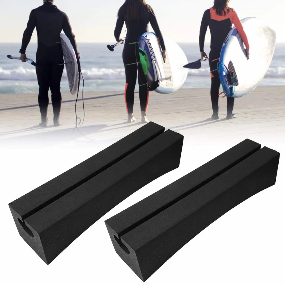 Portapacchi per Auto per Tavole da Surf e Kayak - Barre Ovali Morbide in Eva