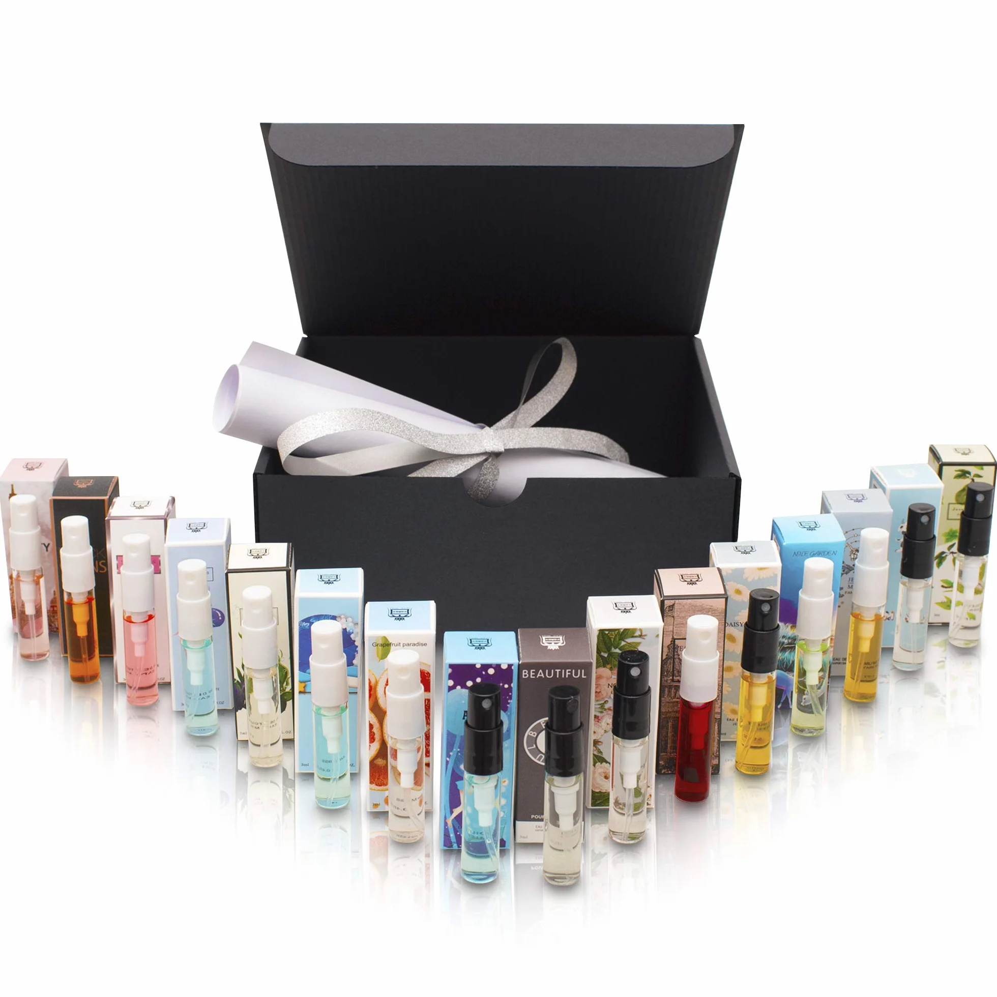 Sevara Set di profumi con 16 fragranze esotiche da 3 ml, ideale come regalo di San Valentino per fidanzata, moglie, idea regalo per la mamma