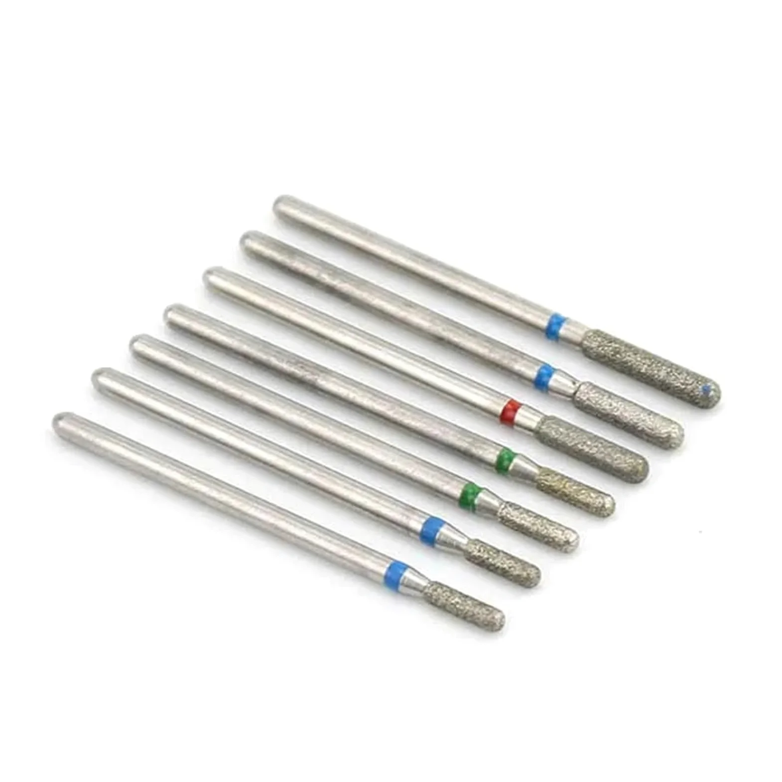 Set di punte for trapano for unghie for manicure, confezione da 7 punte for trapano for unghie diamantate for manicure, fresa rotante, fresa elettrica, pulitore for cuticole(No12)