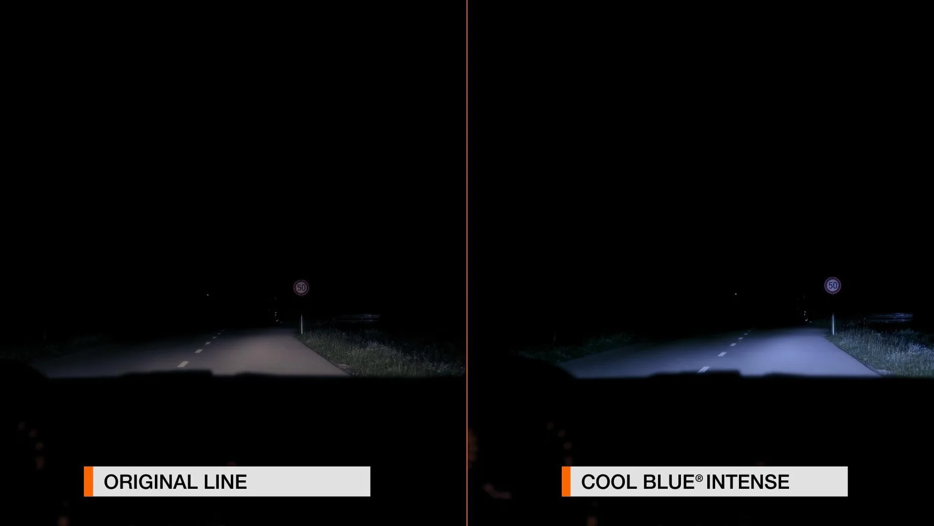 OSRAM COOL BLUE INTENSE H7 +100% luminosità 5000K lampada alogena frontale aspetto LED 2 lampade