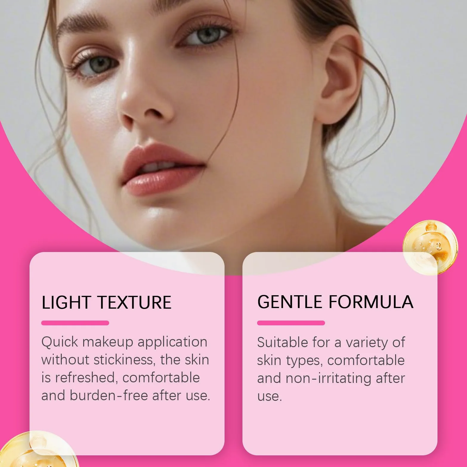 Peptide Balm Foundation, fondotinta per pelli mature, copertura media, anti-invecchiamento, idratante, consistenza liscia, illumina l'incarnato (#1 #2 #3 #4)