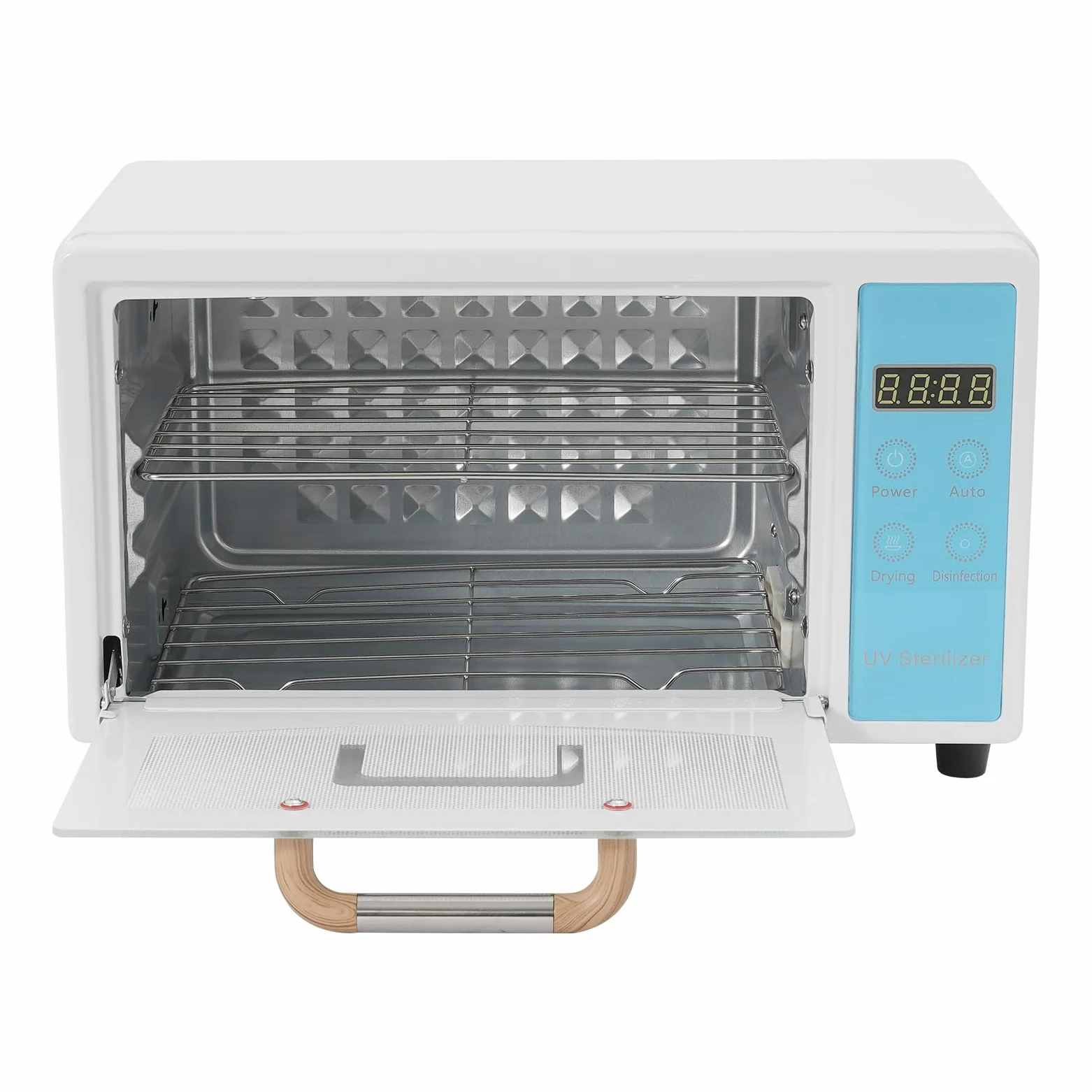 Armadio di disinfezione UV, calore secco sterilizzatore, sterilizzatore, sterilizzatore, sterilizzatore, sterilizzatore UV per manicure salone strumenti manicure pinzette e asciugamani