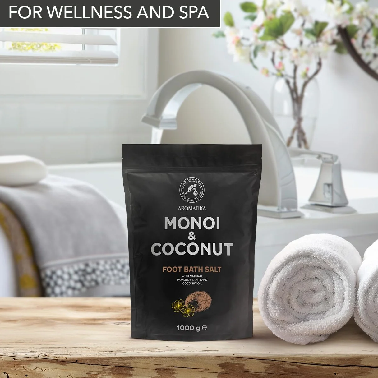 Sale per Pediluvio Monoi de Tahiti e Cocco 1000g - Pediluvio Marino Naturale