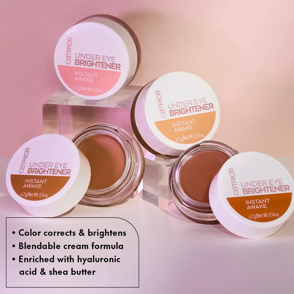 Catrice Under Eye Brightener Illuminante Contorno Occhi, curativo, adattamento al colore, risultato istantaneo, naturale, brillante (4.2g)