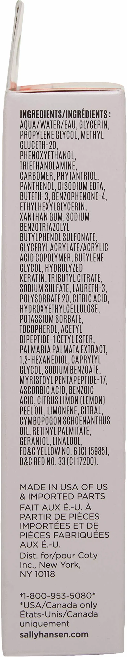 Sally Hansen - Trattamento Nail Growth Miracle per Unghie e Cuticole - Siero Arricchito con Biotina - 13,3 ml