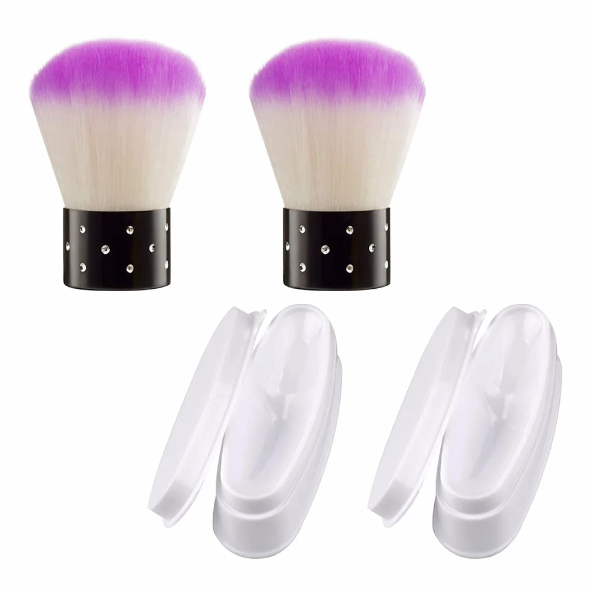 FRCOLOR 10 Set Dip French Dip Powder Nail Kit Dip Powder Organizer Strumenti per Manicure Organizzatori di Polvere con