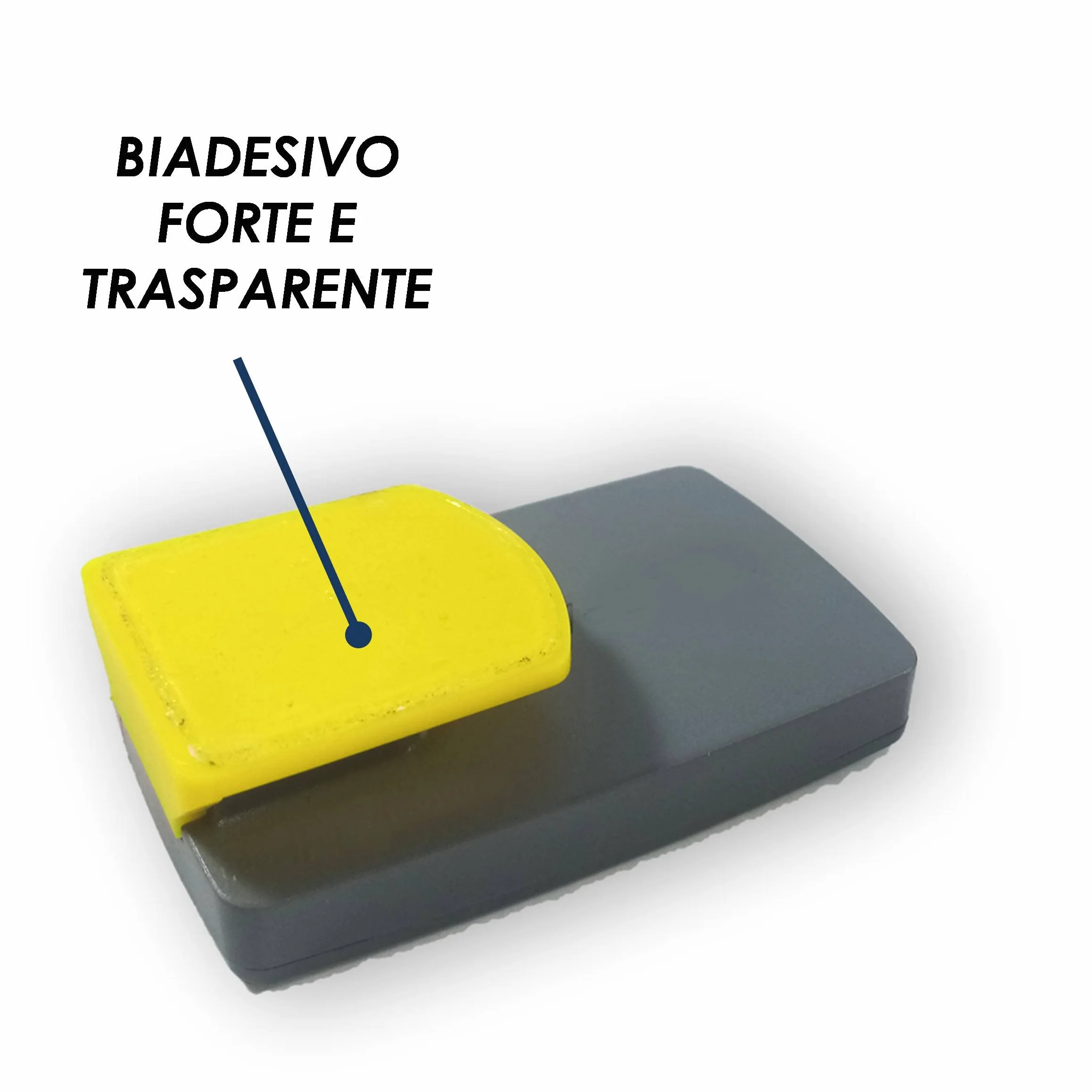 Set 5 Pezzi Supporto Telepedaggio Auto Compatibile Telepass MooneyGo Clip Universale Parabrezza Cruscotto Fissaggio Rimovibile Antiscivolo - 6 Colori (Giallo)