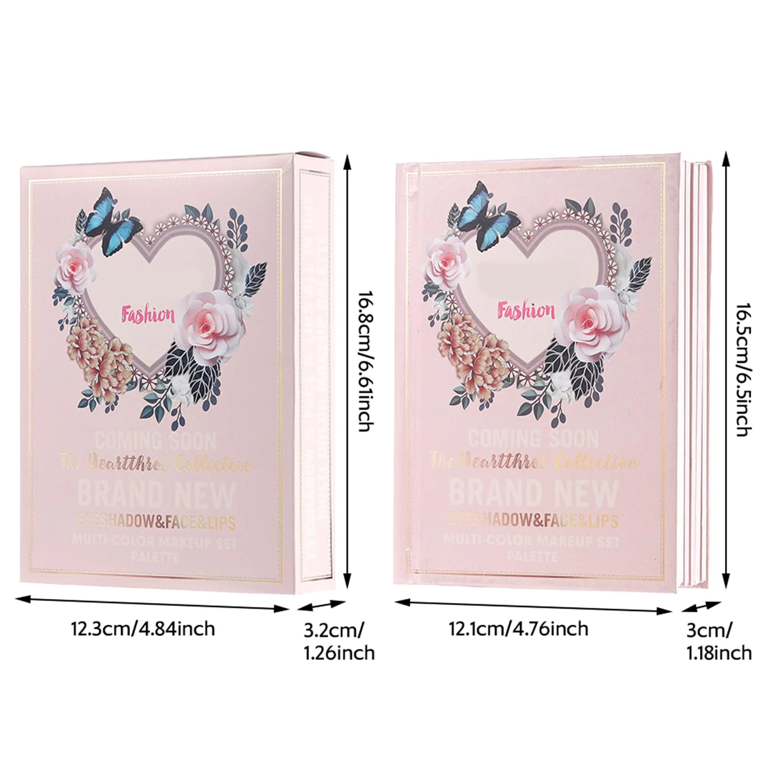 Palette Trucco a Libro Trucco Viso | Blush Naturale Per Donne Studentesse Viaggiatrici Professioniste Sposate Trucco Quotidiano Feste Matrimonio Viaggio
