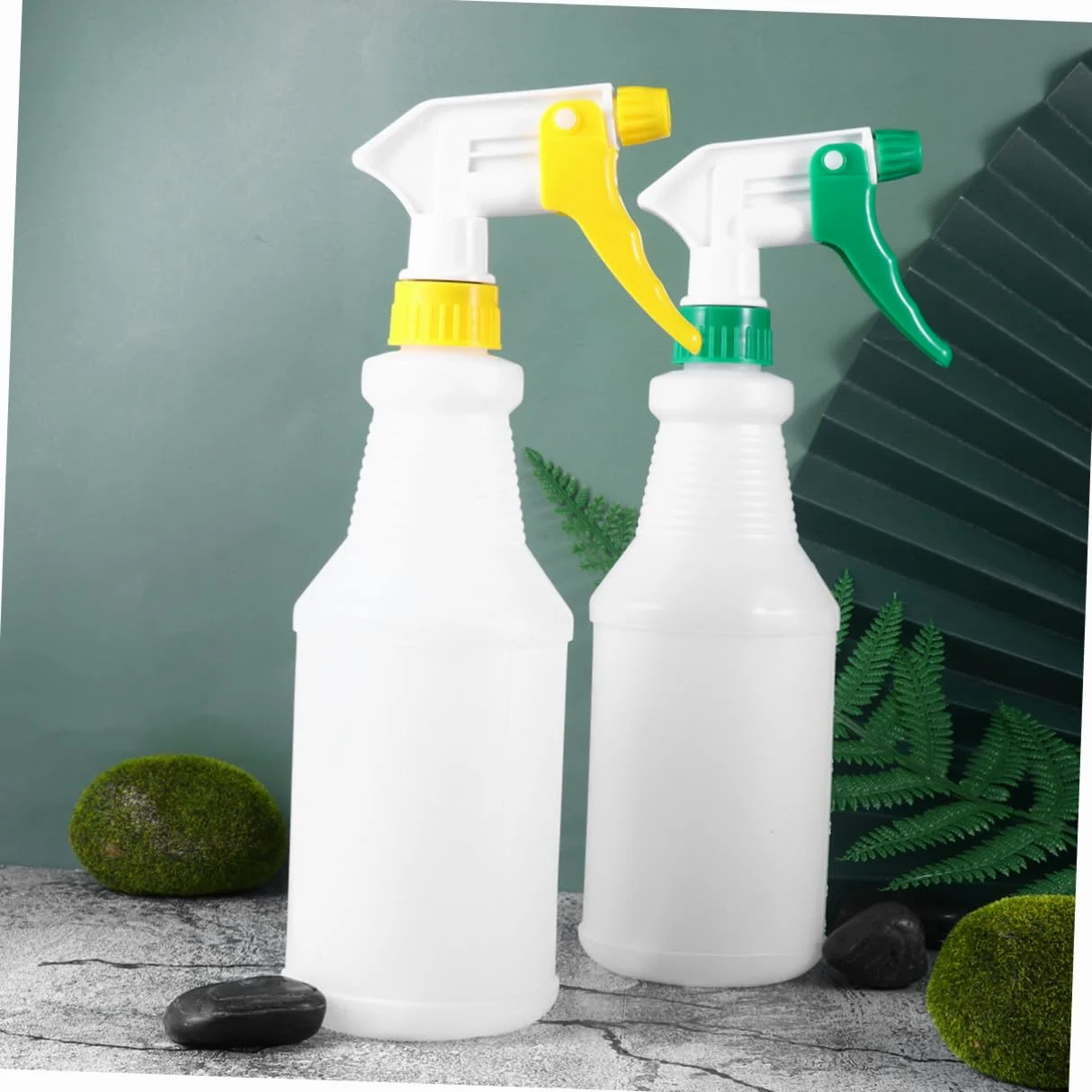 Healvian Spruzzino Piccolo in Pe da 750ml, Flacone Riutilizzabile 8 Pezzi | Ugello Casuale, Uso per Piante e Salone, Leggero e Pratico per Nebulizzare Colore Casuale