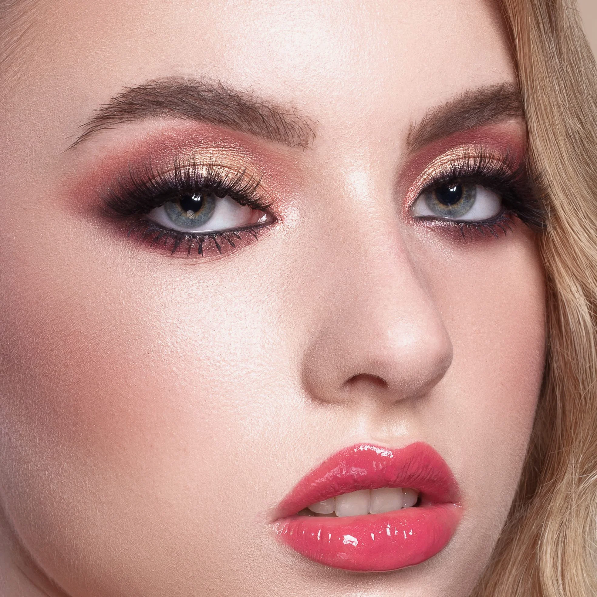 Mesauda Milano Palette 12 Ombretti Compatti Gold'N Roses - 12 gr