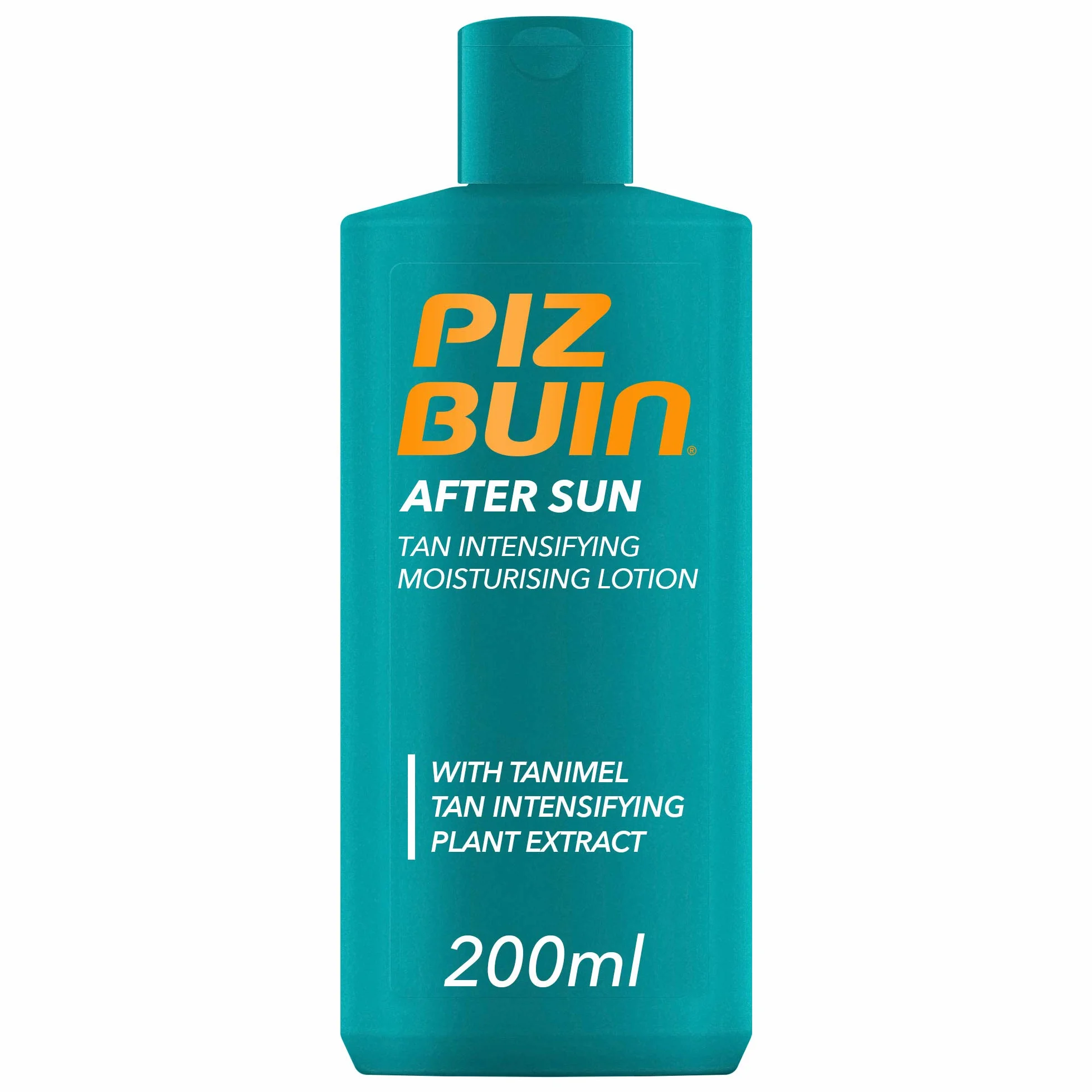 PIZ BUIN Latte Doposole Intensificatore di Abbronzatura, Doposole corpo ad assorbimento rapido idratante, Dopo sole acceleratore abbronzatura con Vitamina E, 200 ml