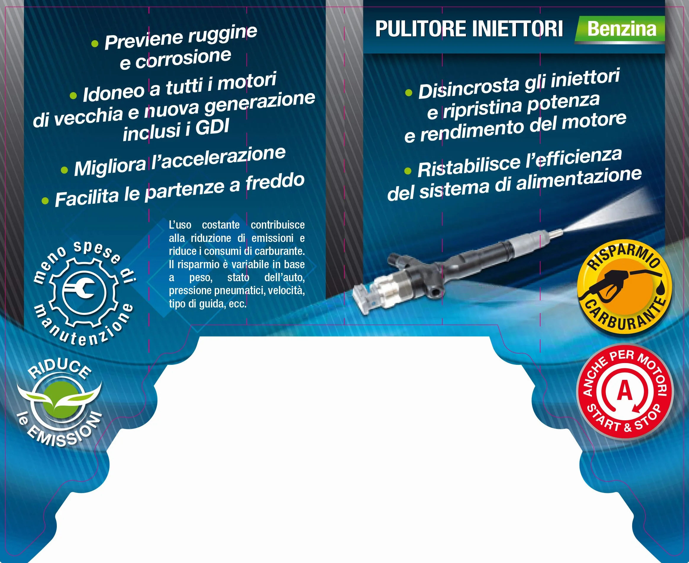Arexons Additivo Benzina Pulitore Iniettori 250 ml Protettivo Motori Benzina