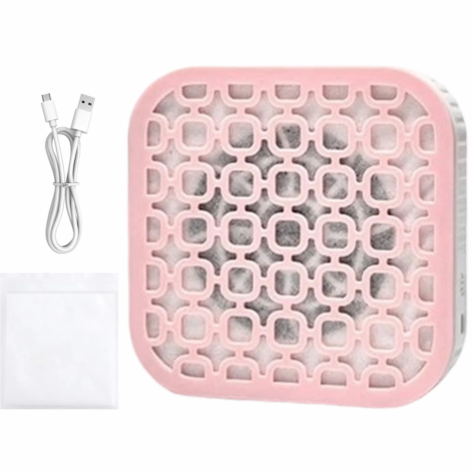 Aspirapolvere Per Unghie 5500 giri/min Filtro Ricaricabile Silenzioso 2 Modalità Potente per Gel Smalto Pedicure Salone