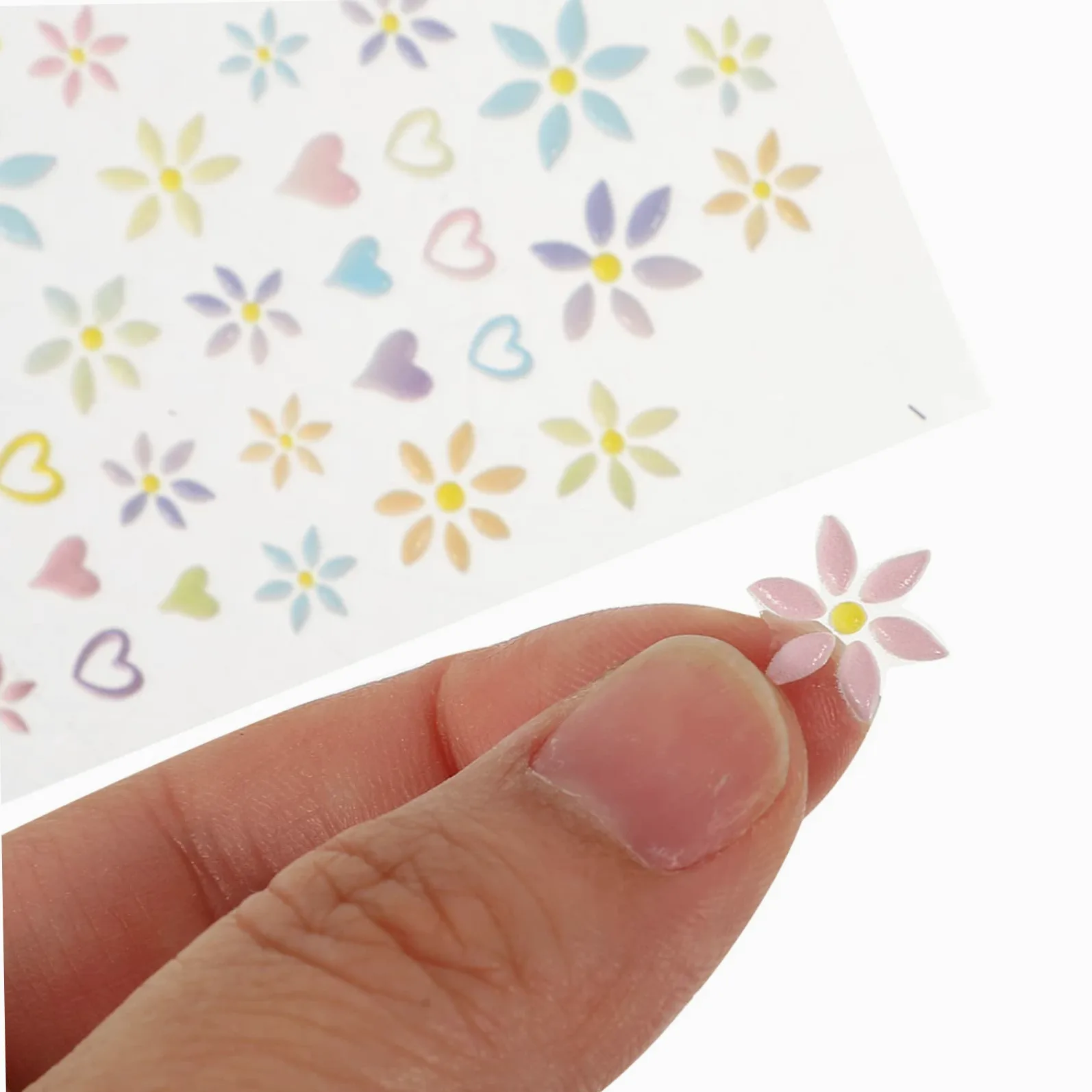 4 Set Adesivi Per Unghie Embossed Decorazioni Nail Art Facili Applicare Per Feste E Speciali Rimovibili E Resistenti Adatti Per Domestico E Salone 3 Pezzi*4